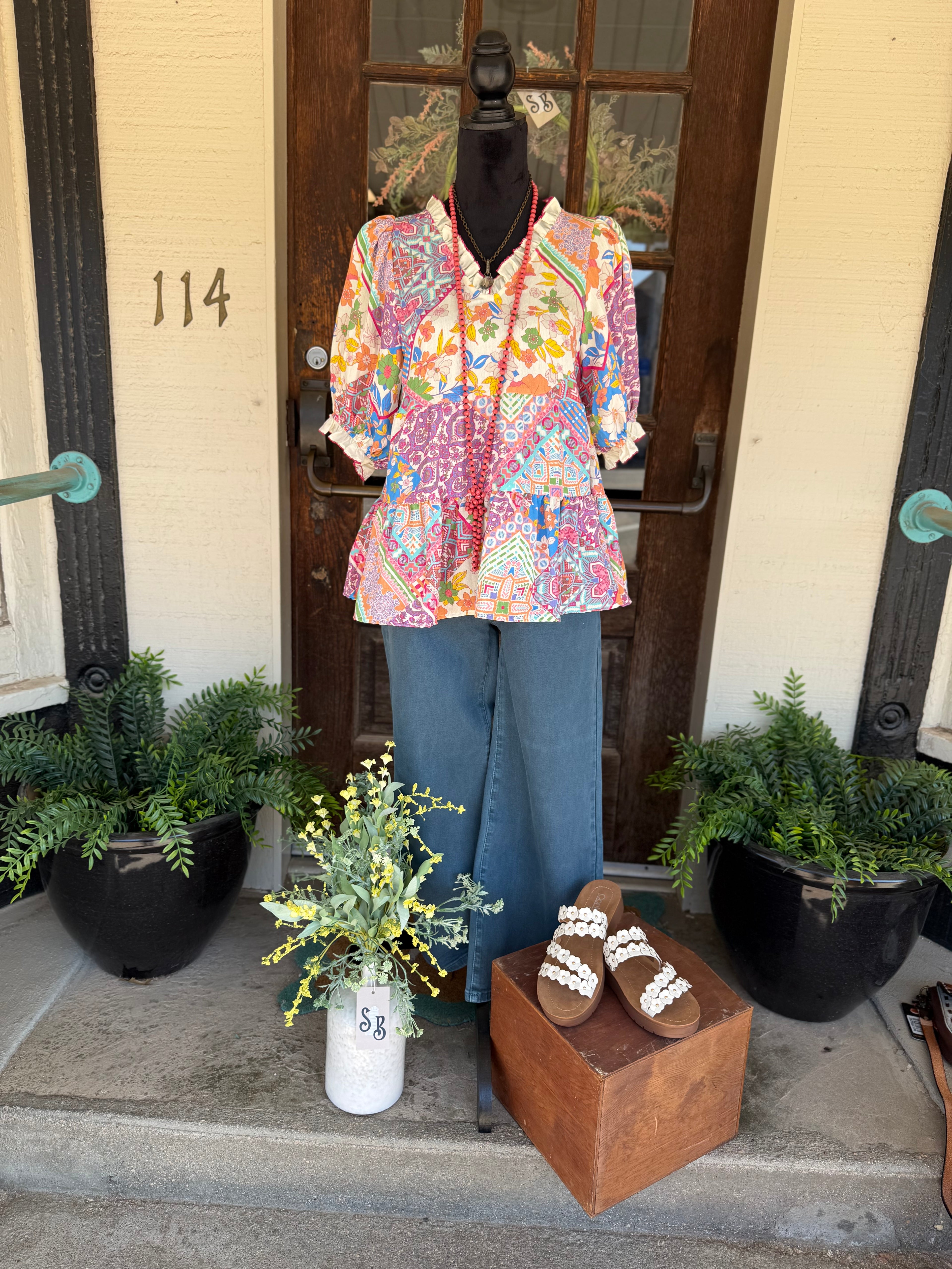 Coral Daydream Top