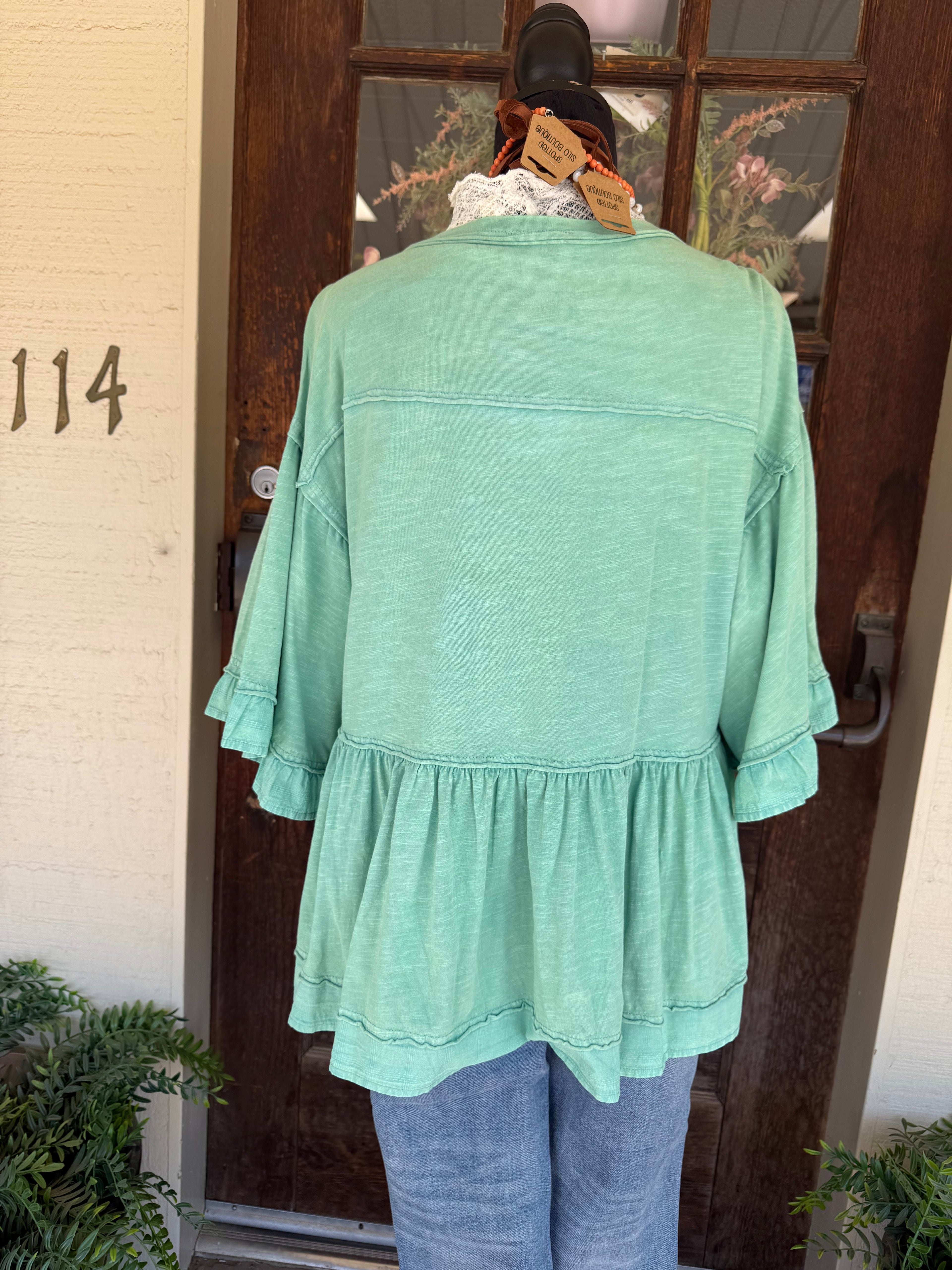 Fresh Start Eyelet Top