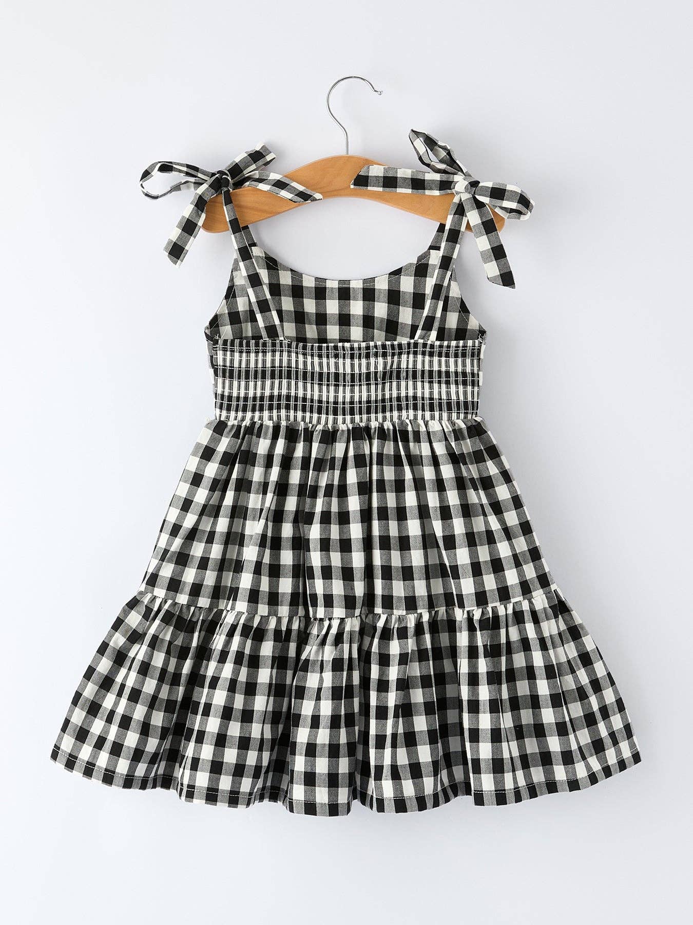 Porch Swing Gingham Girls Dress