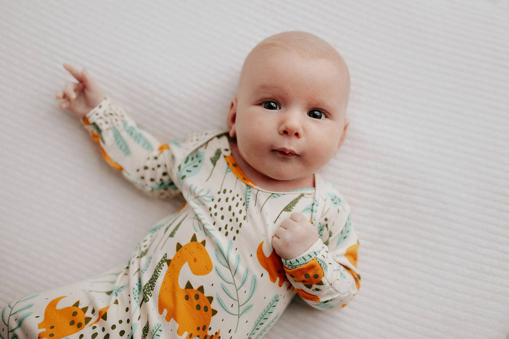 Tiny Roars Newborn Gown & Hat