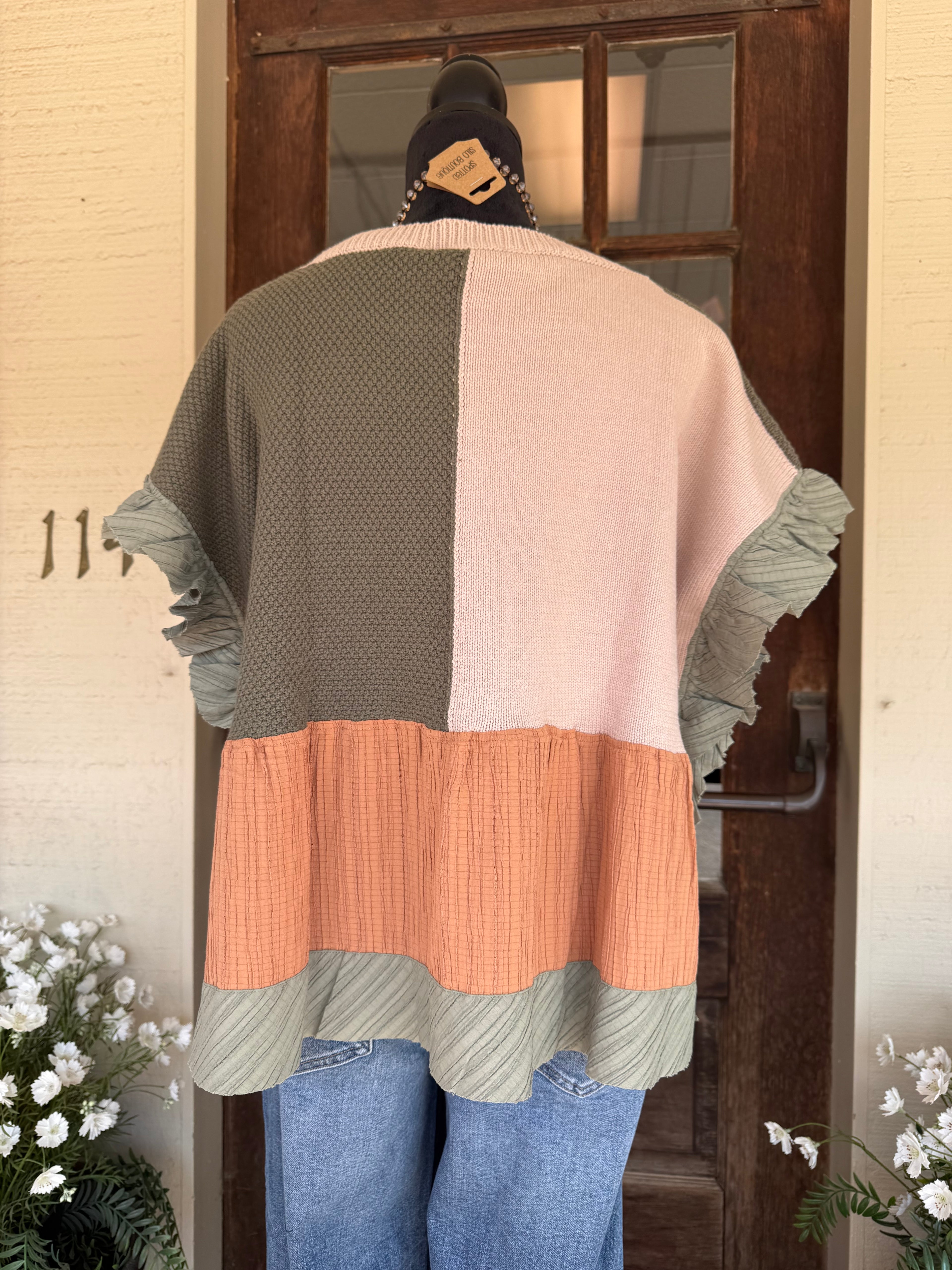 Cozy Contrast Top