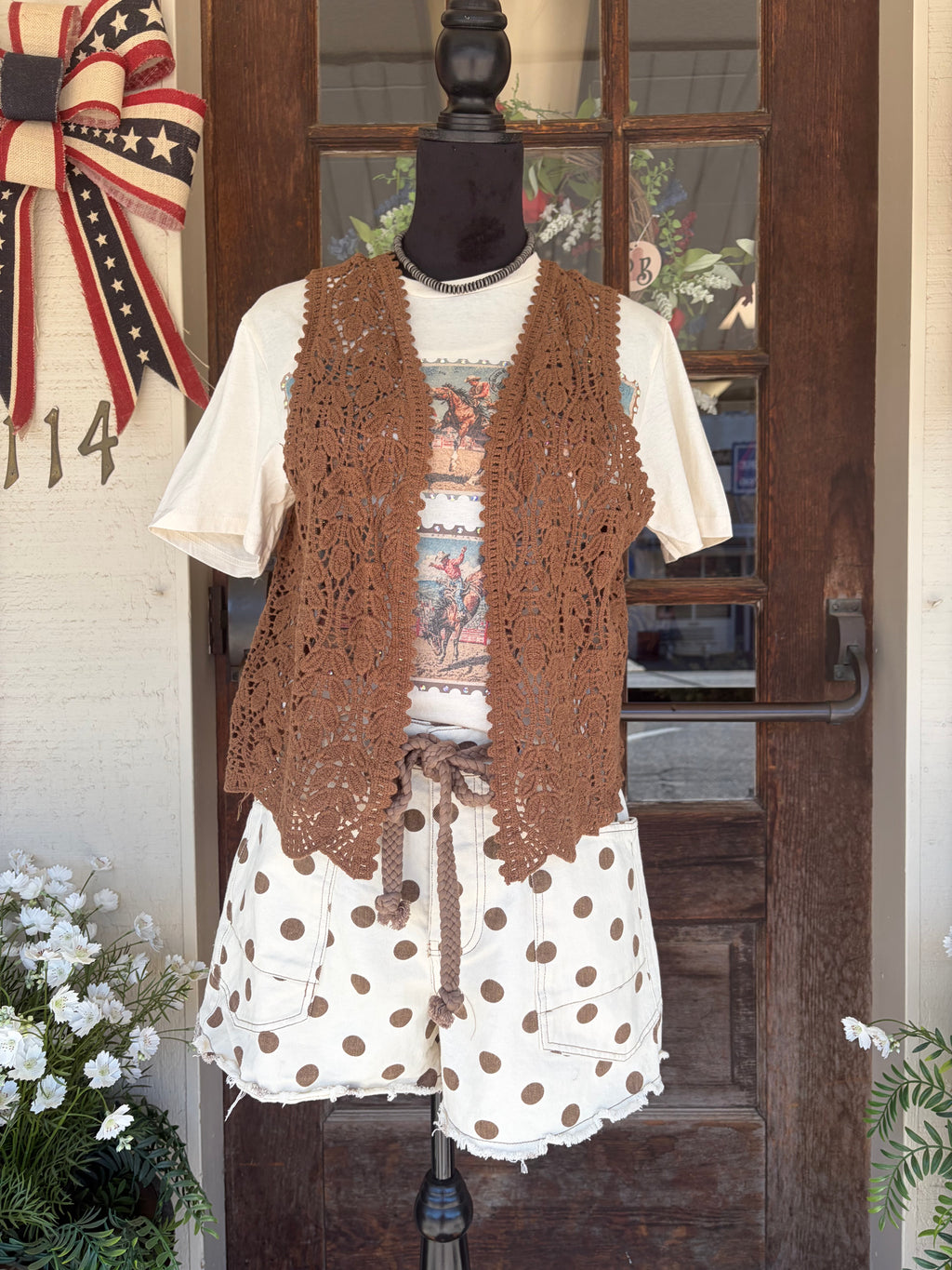 Cocoa Dot Shorts