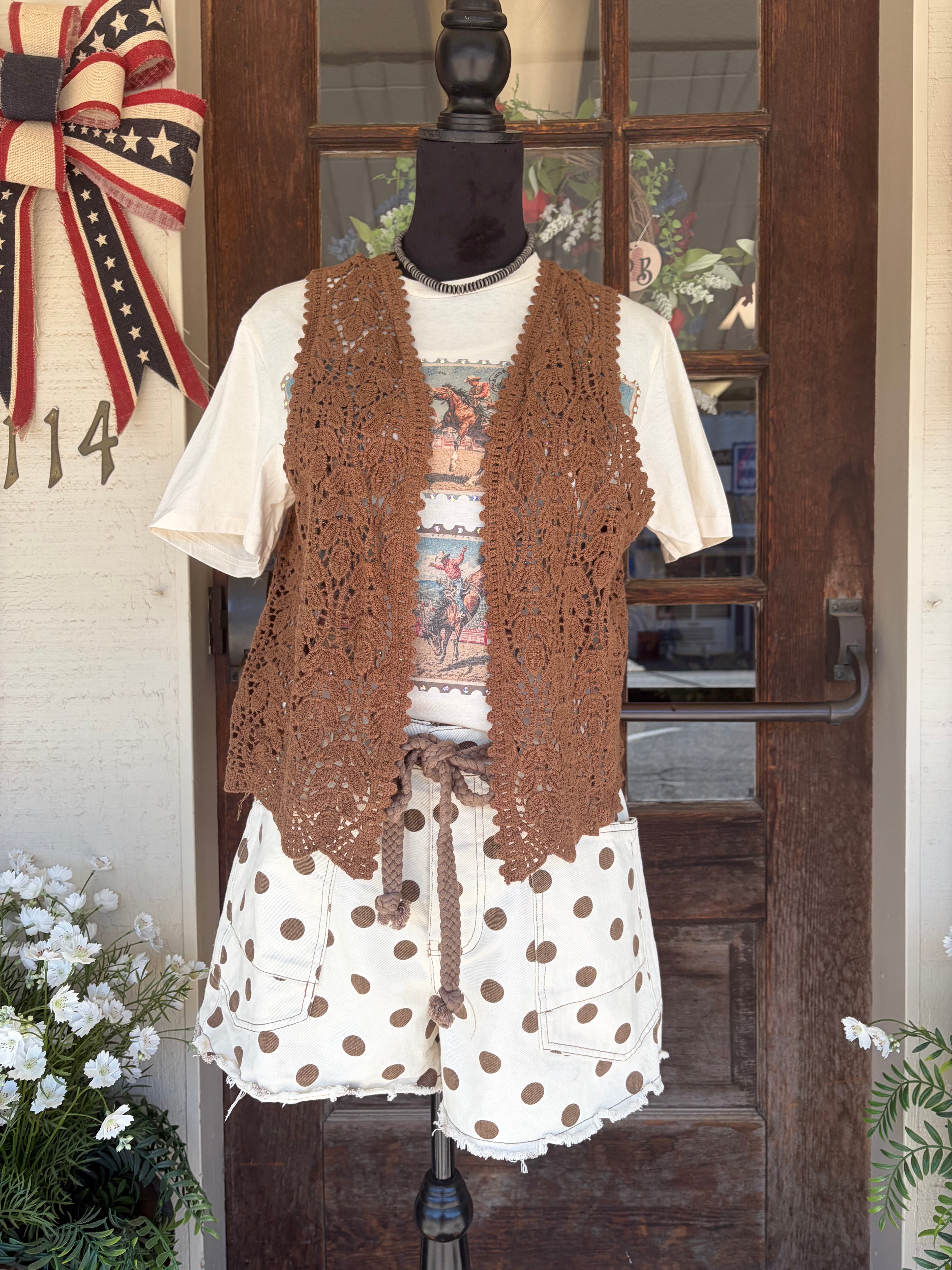 Cocoa Dot Shorts