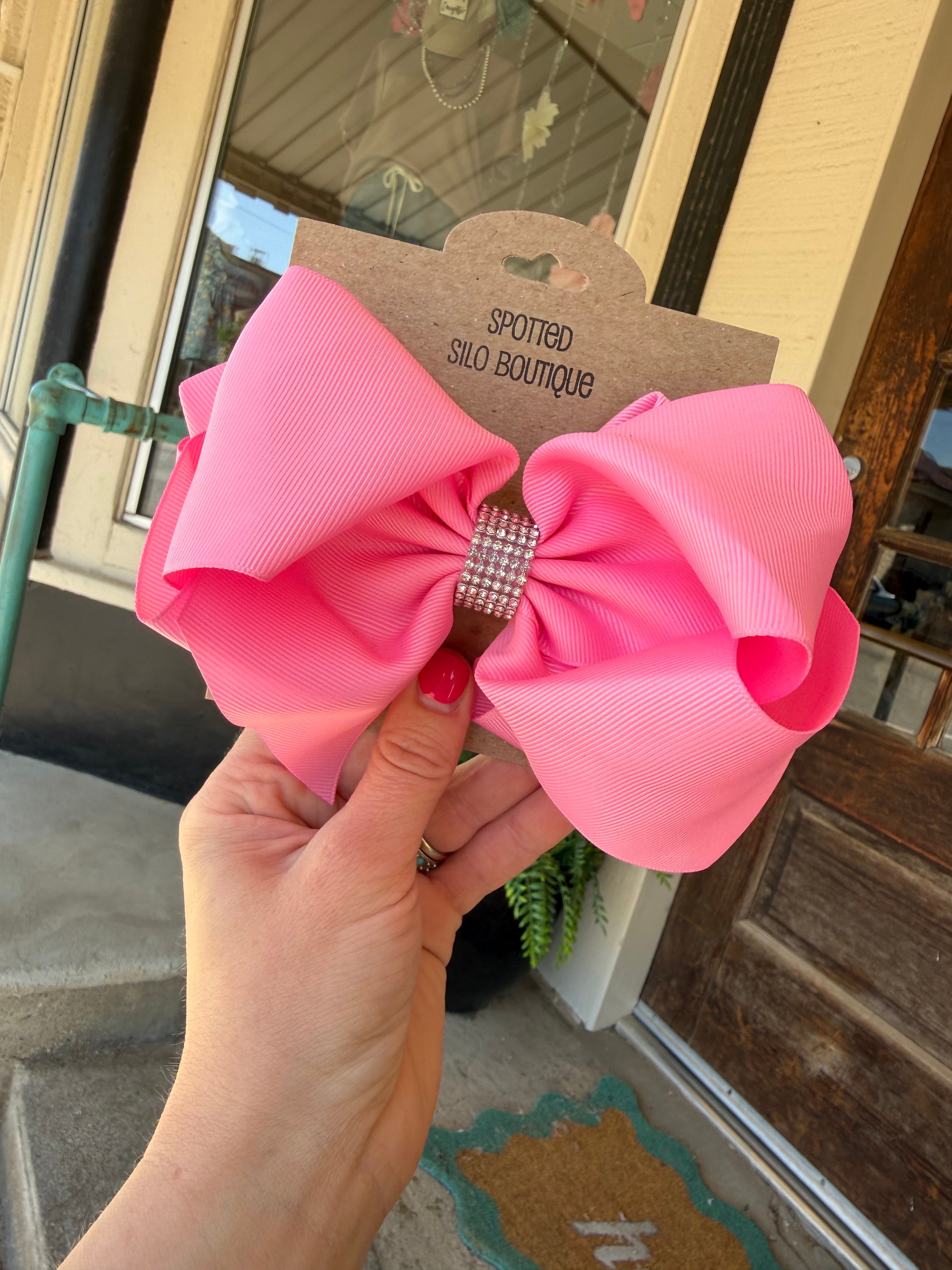 Bubblegum Pink Little Luxe Bow