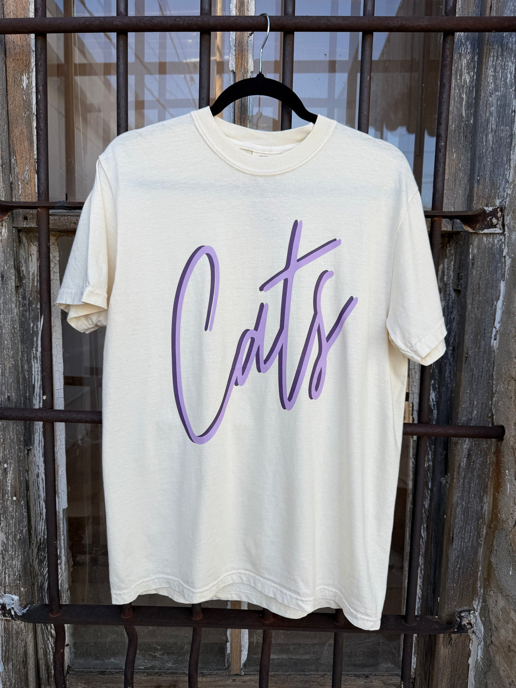 Vintage Cats Script Tee