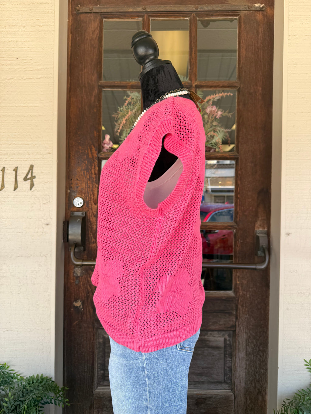 Petal Pop Sweater Top
