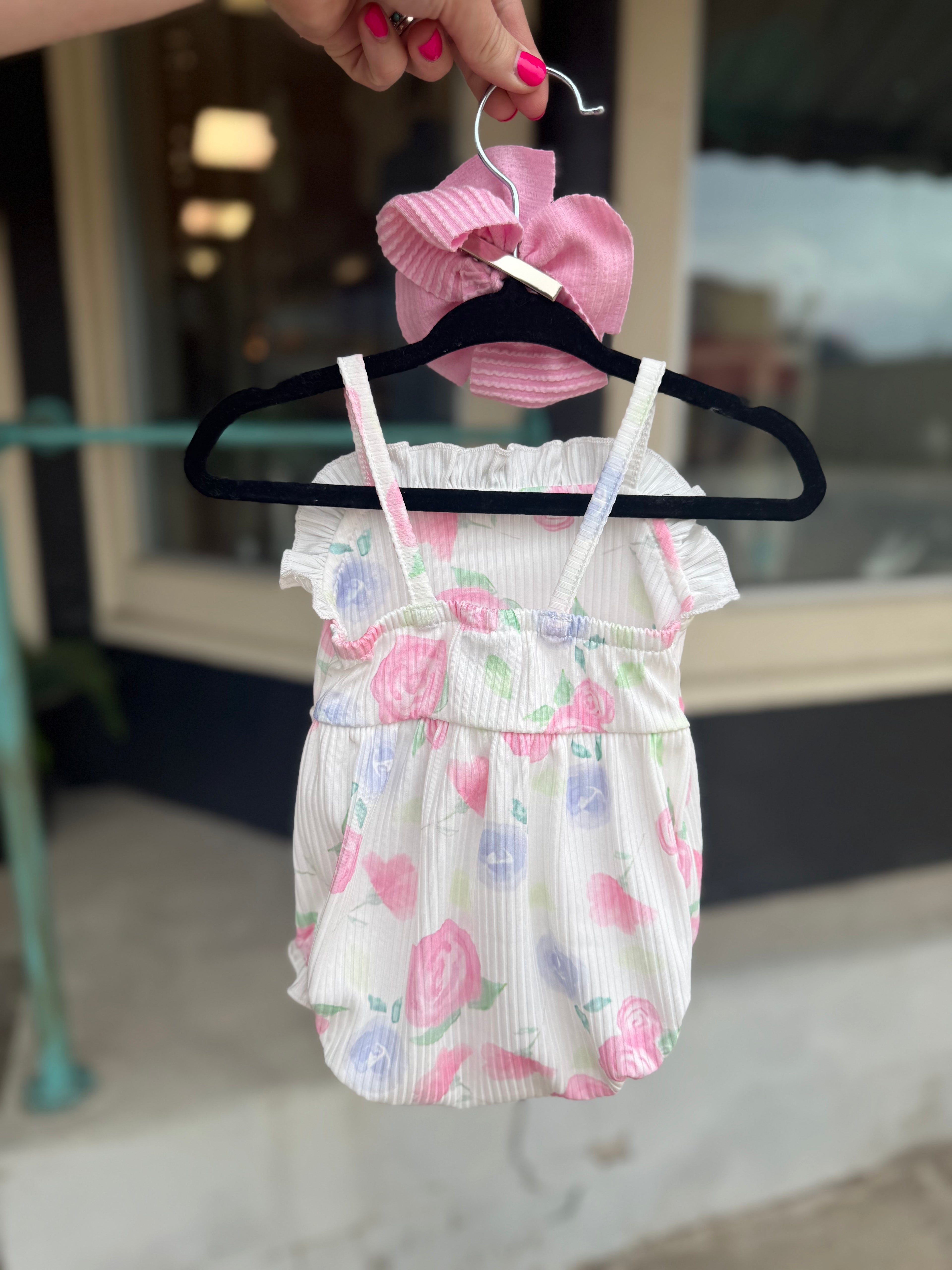 Little Rose Garden Romper