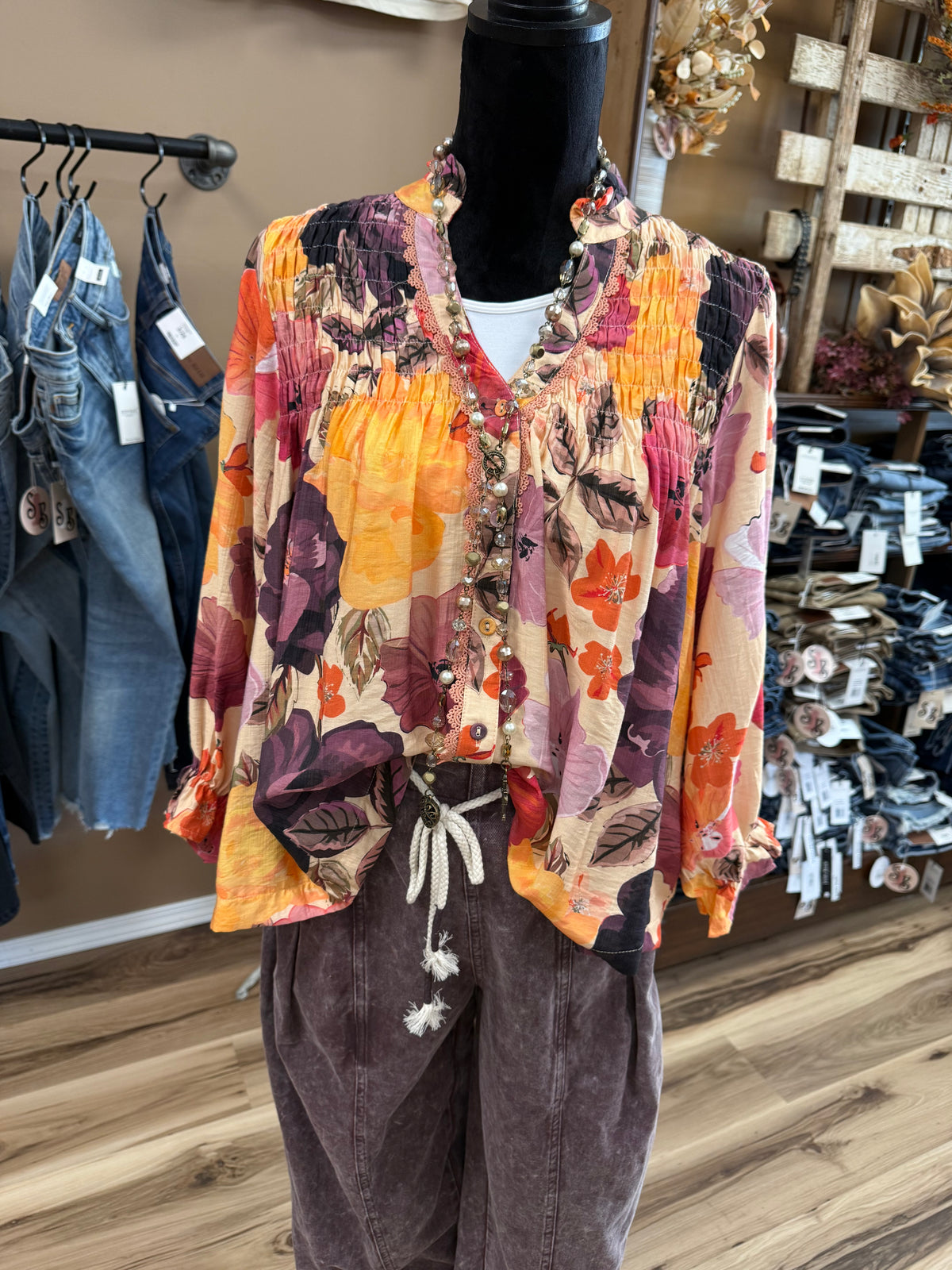 Autumn Kaleidoscope Blouse
