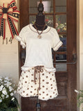 Ivory Threadwork Bloom Top
