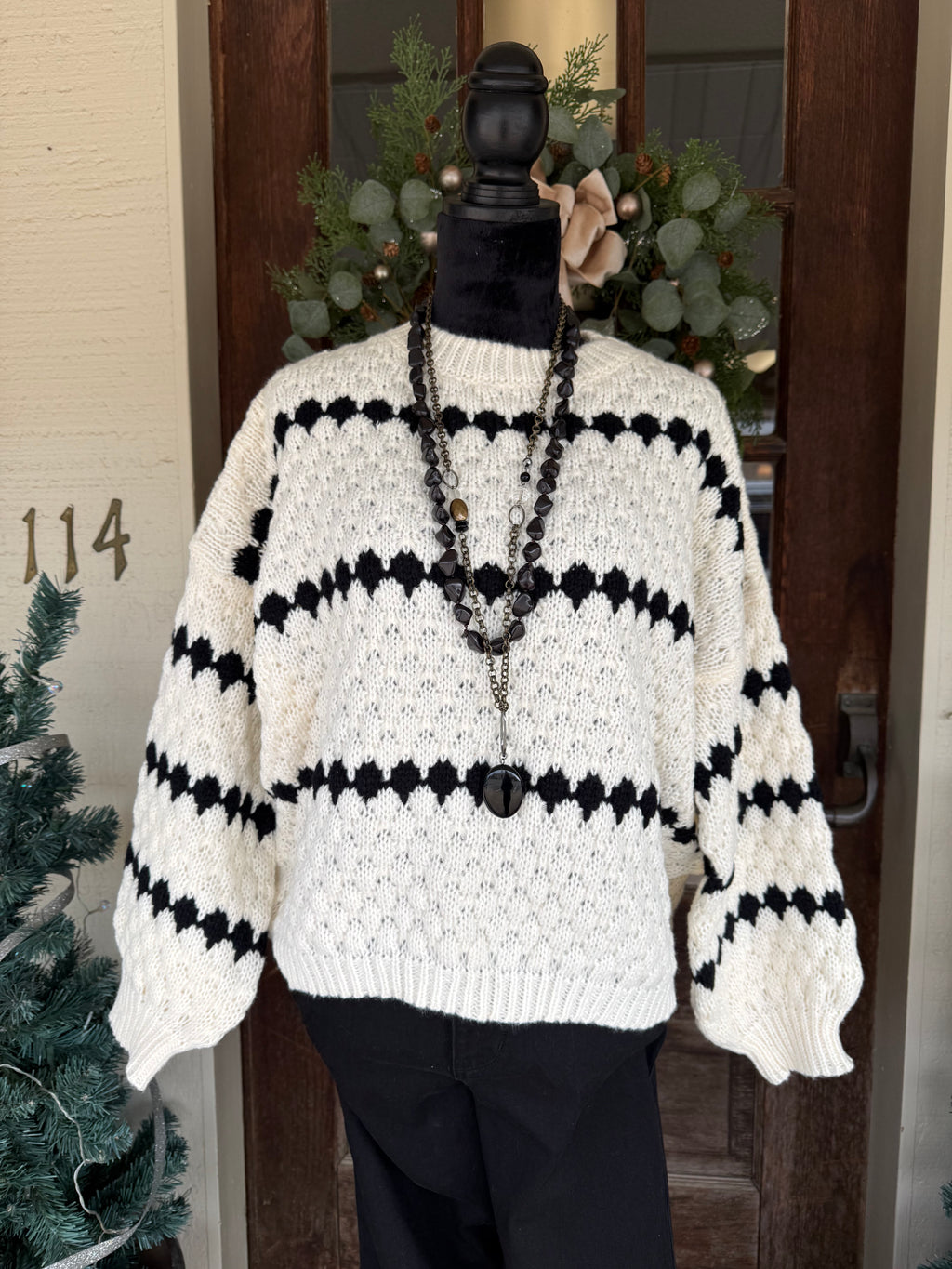 Grainstripe Sweater