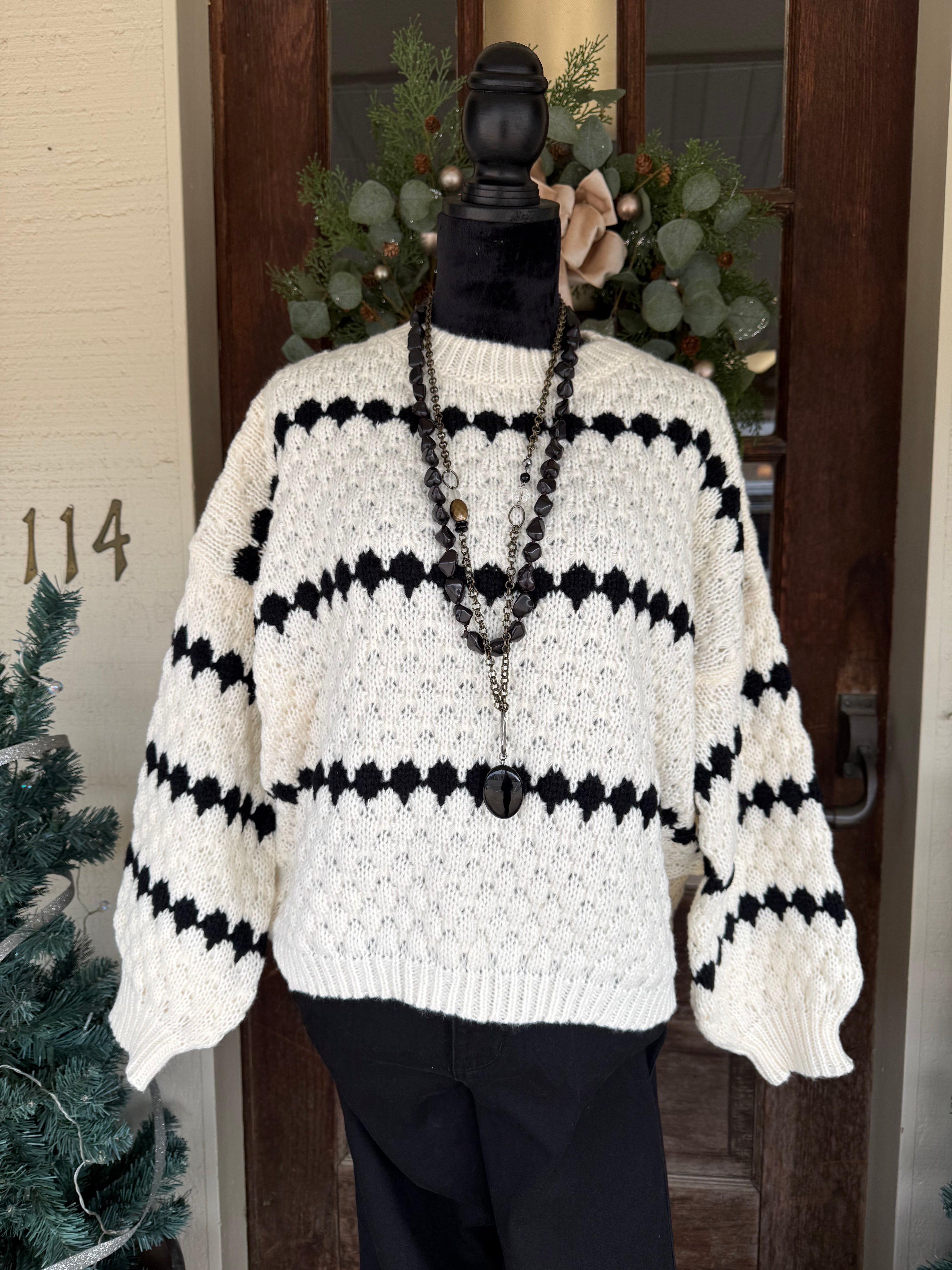 Grainstripe Sweater