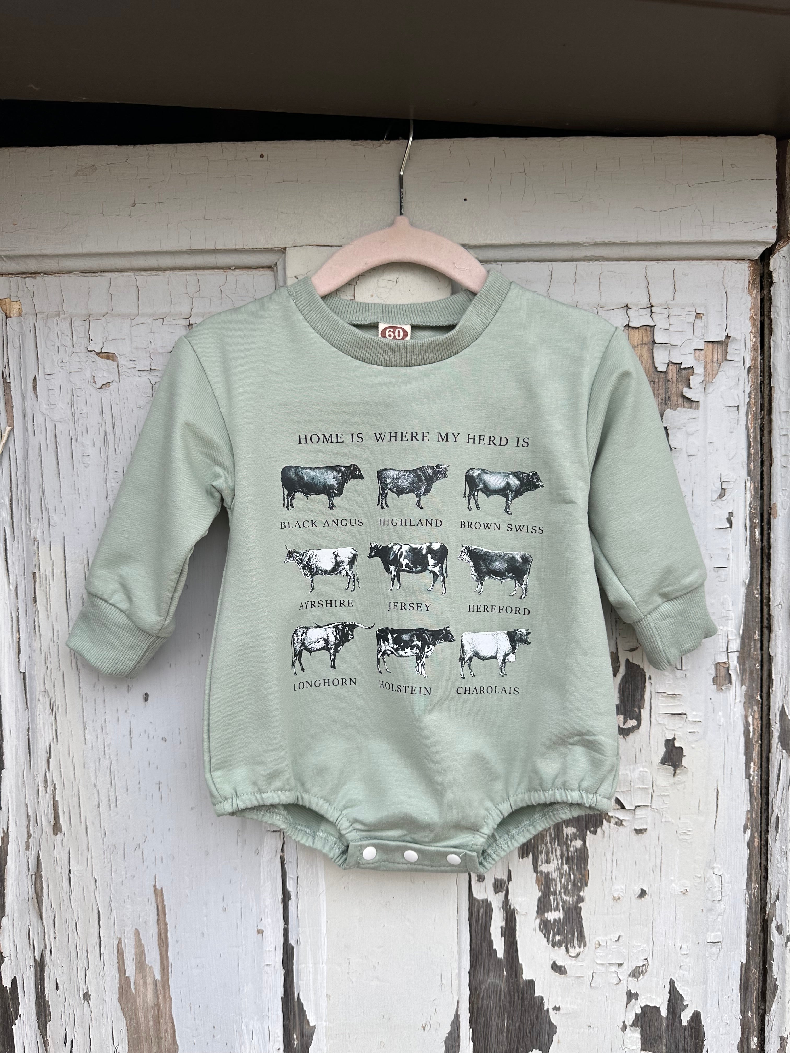 Home is Where the Herd Is Romper