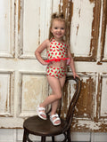 Melon Blossom Ruffle Swimsuit