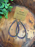 Purple Navajo Trail Teardrop Earrings