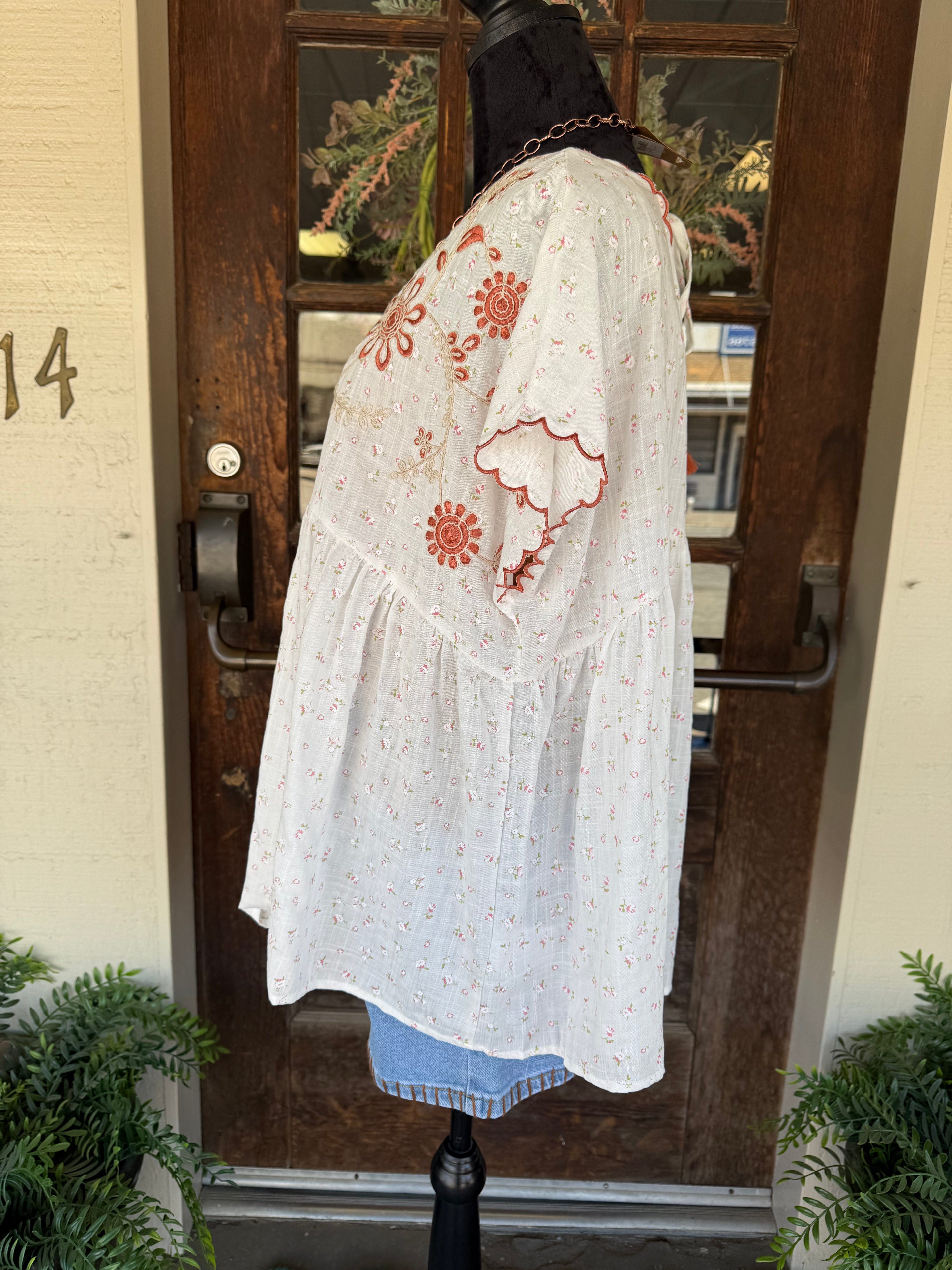 Apricot Blossom Top