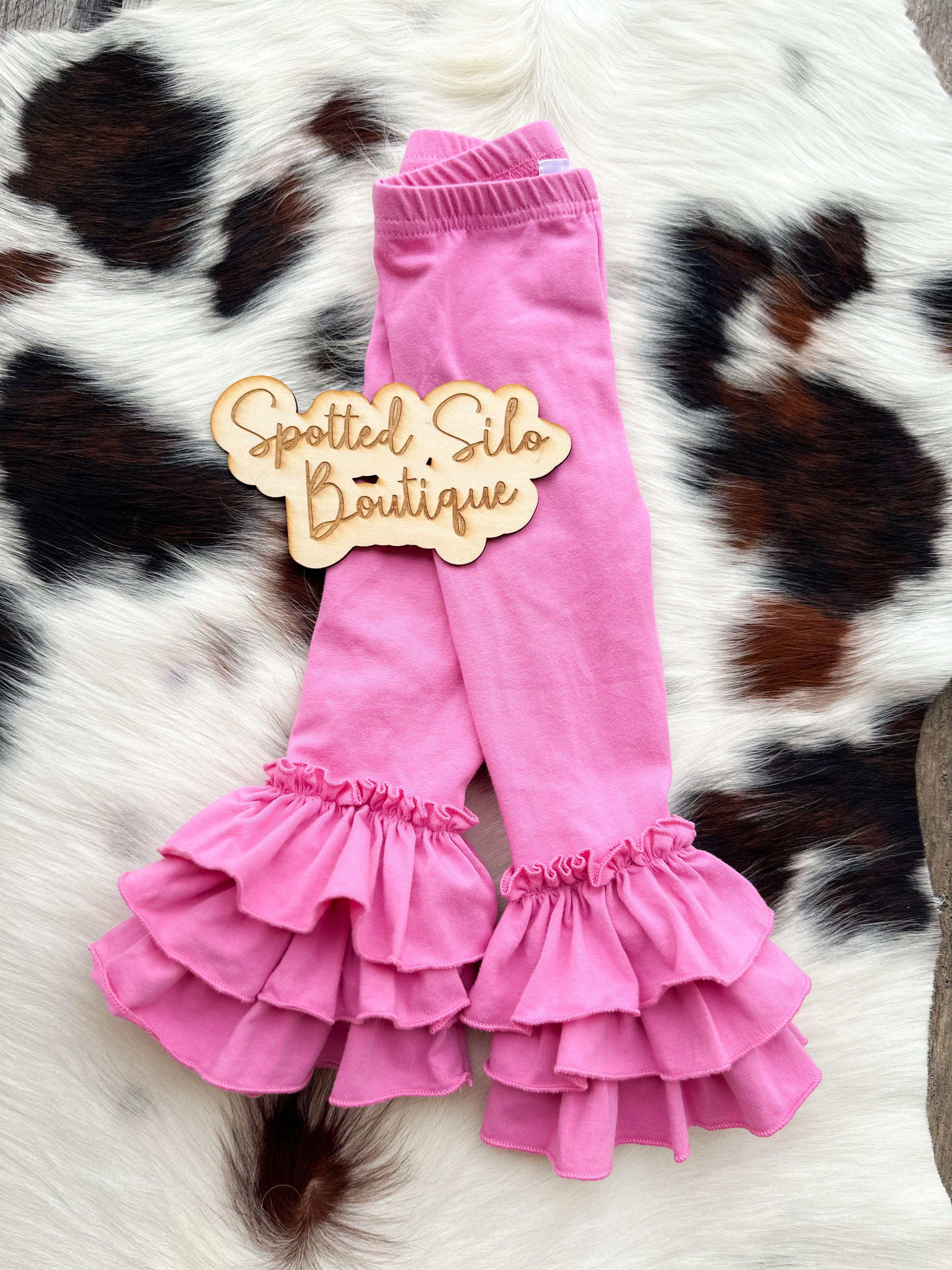 Pink Ruffle Pant