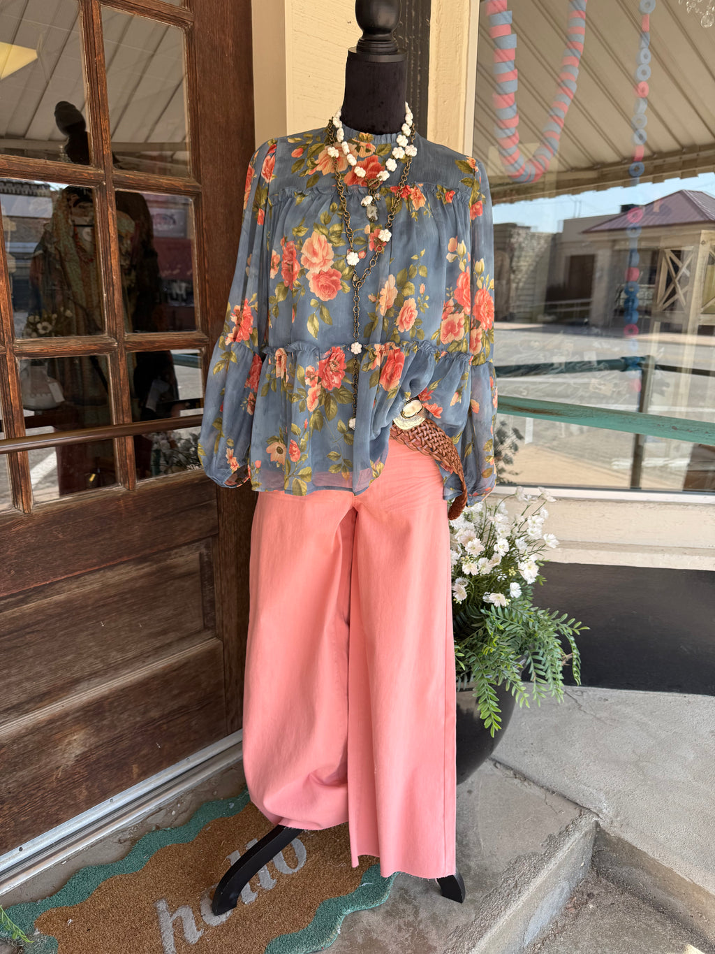 Blue Skies Bloom Top