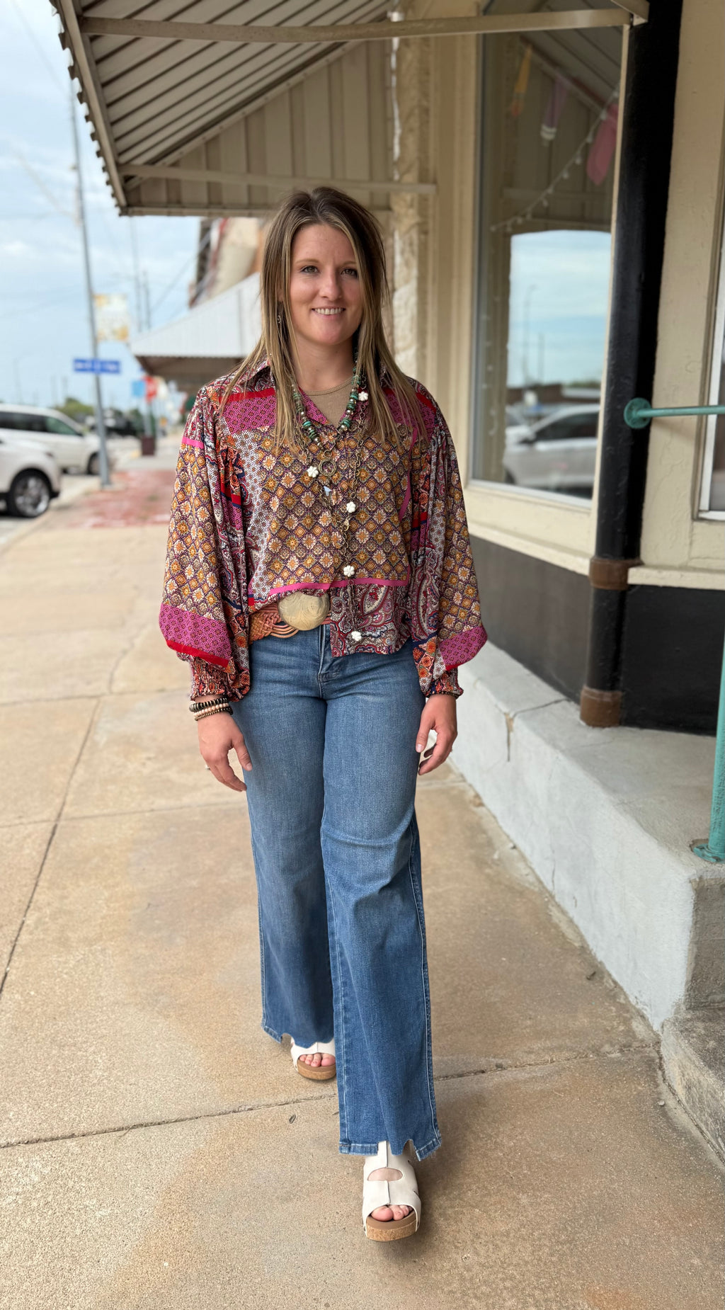 JB Chaos Cut Wide Leg Jean