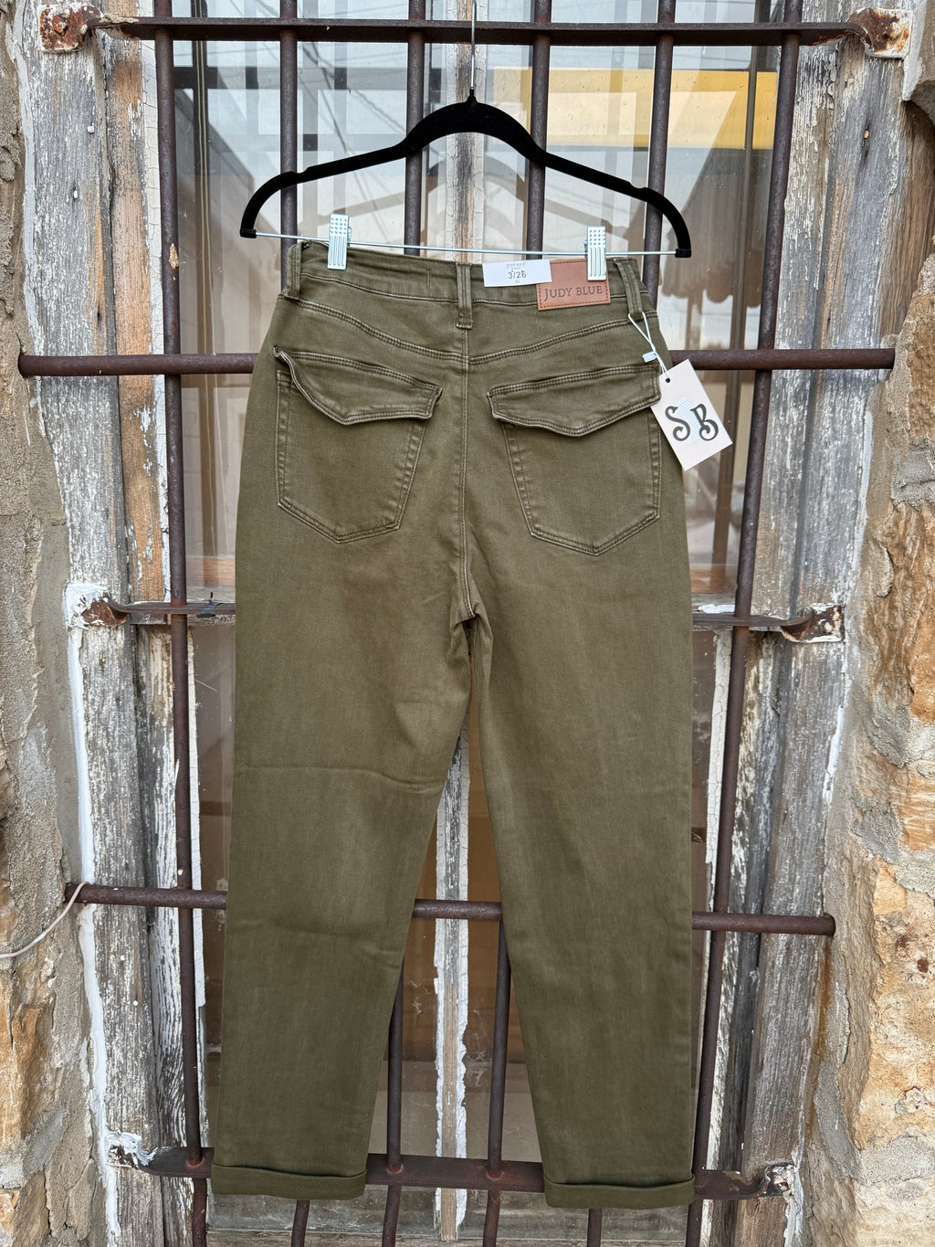 JB Forest Green Aurora Weekender Jean