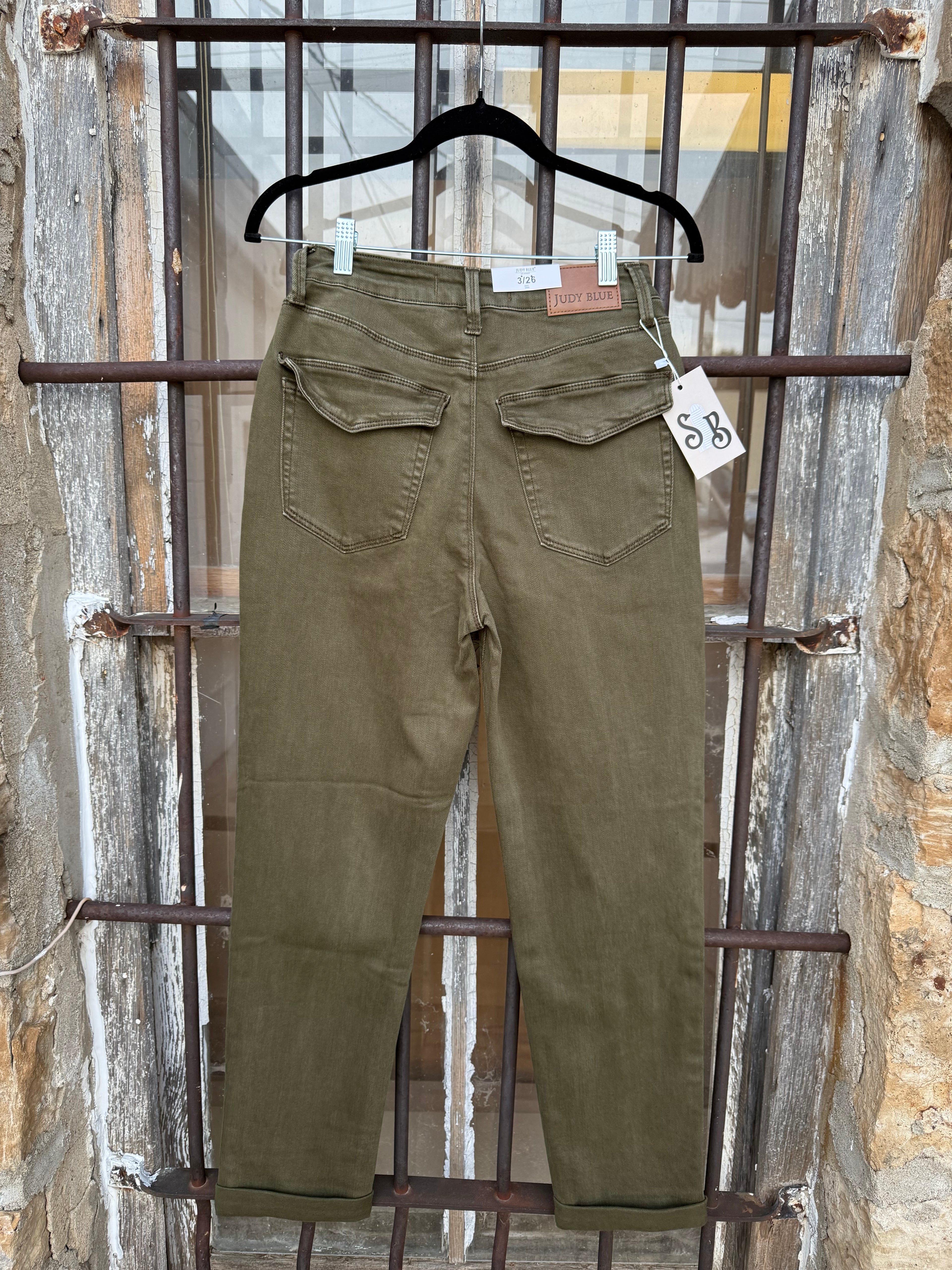 JB Forest Green Aurora Weekender Jean