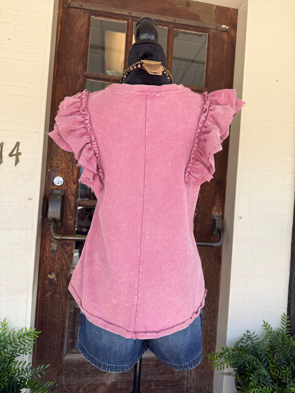 Pretty in Mauve Top