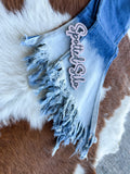 Faded Denim Bell Bottoms