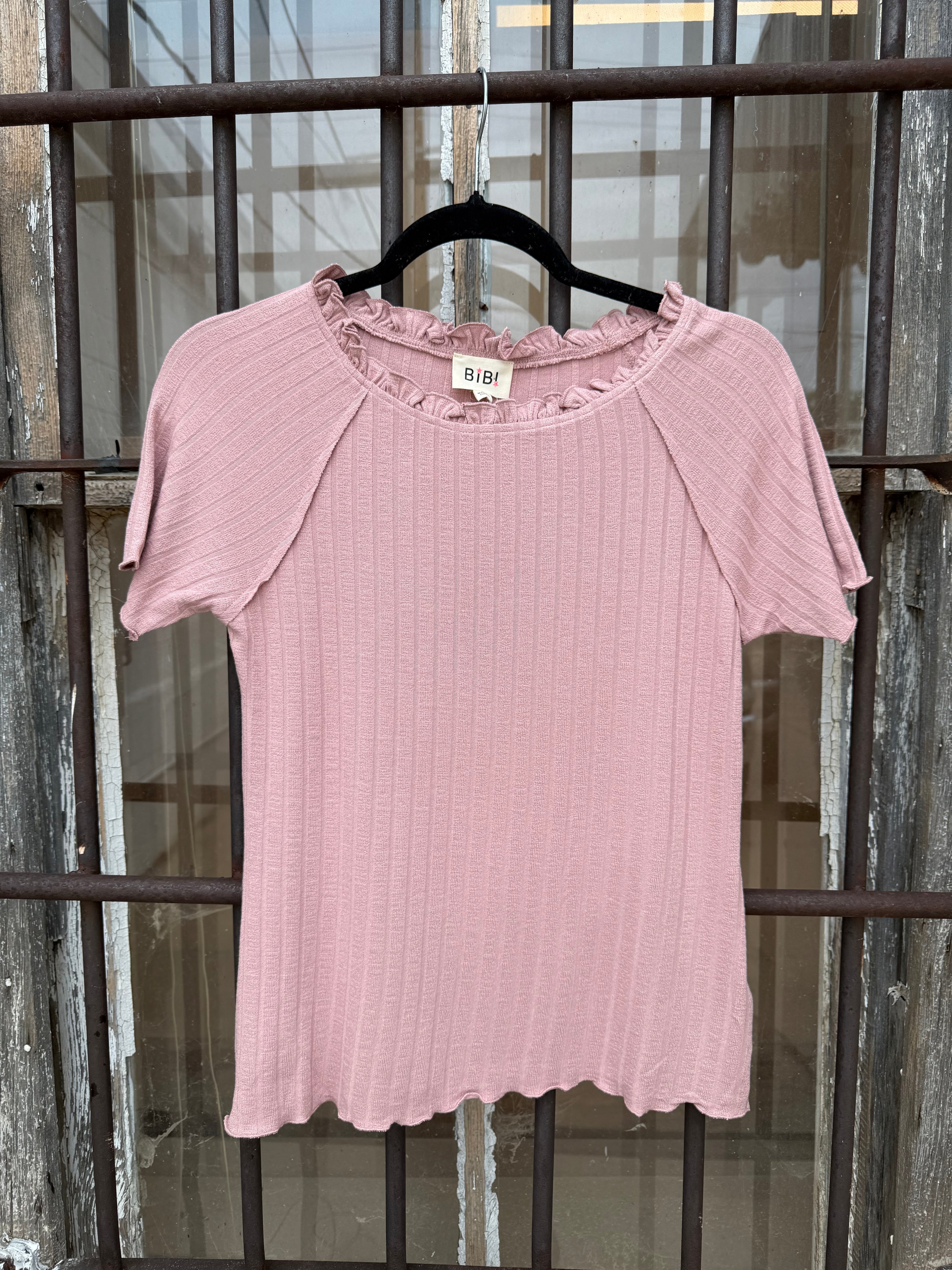 Soft Touch Ruffle Top
