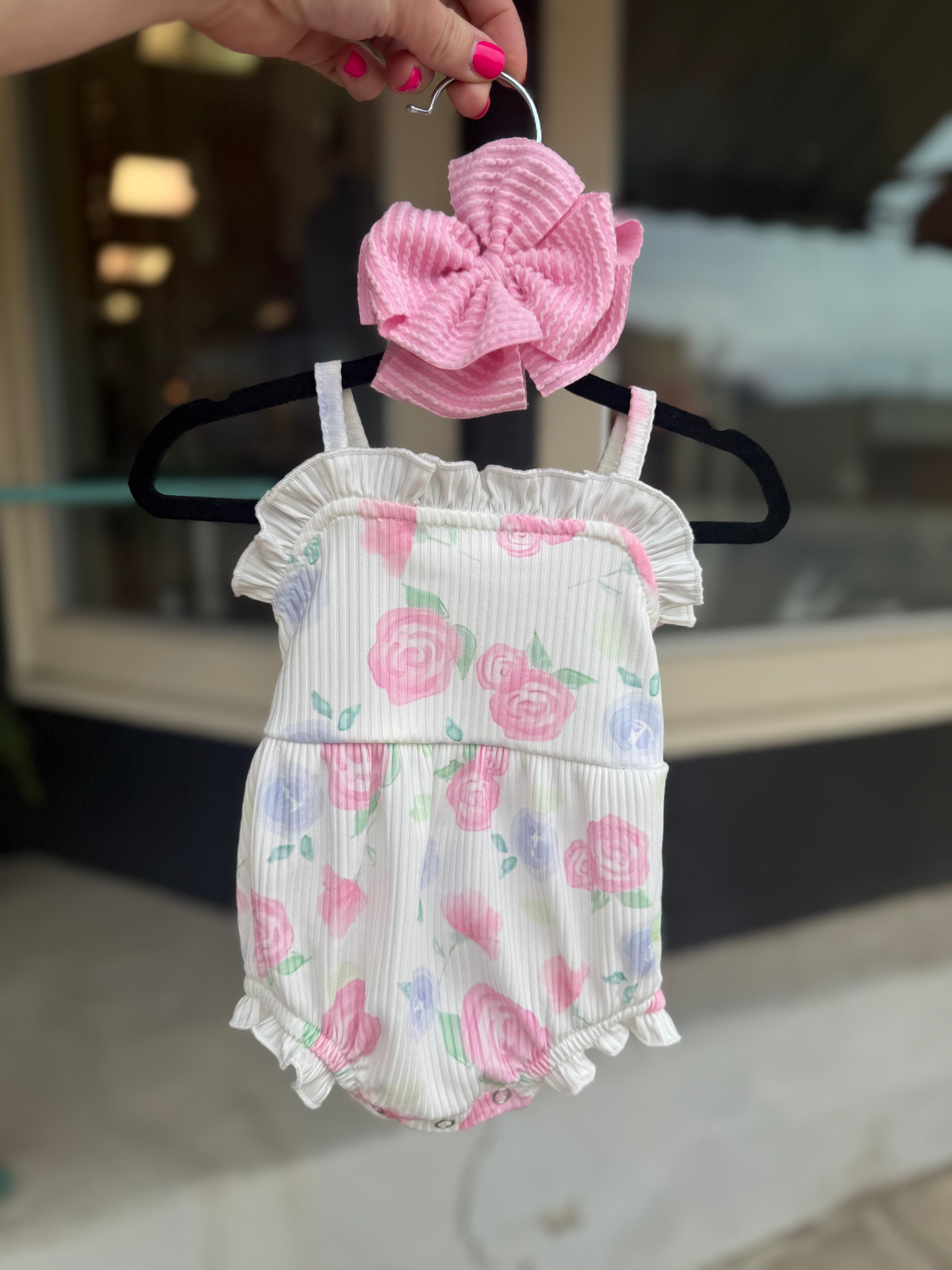 Little Rose Garden Romper