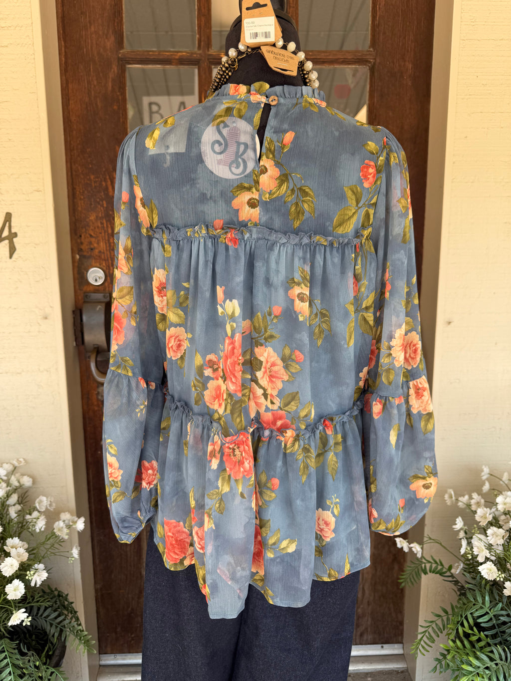 Blue Skies Bloom Top