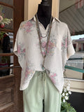 Ash Petal Waffle Top