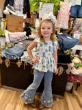 Blue Vintage Cowgirl Top