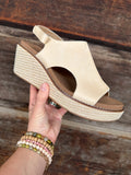 Corkys Ecru Carley Wedge