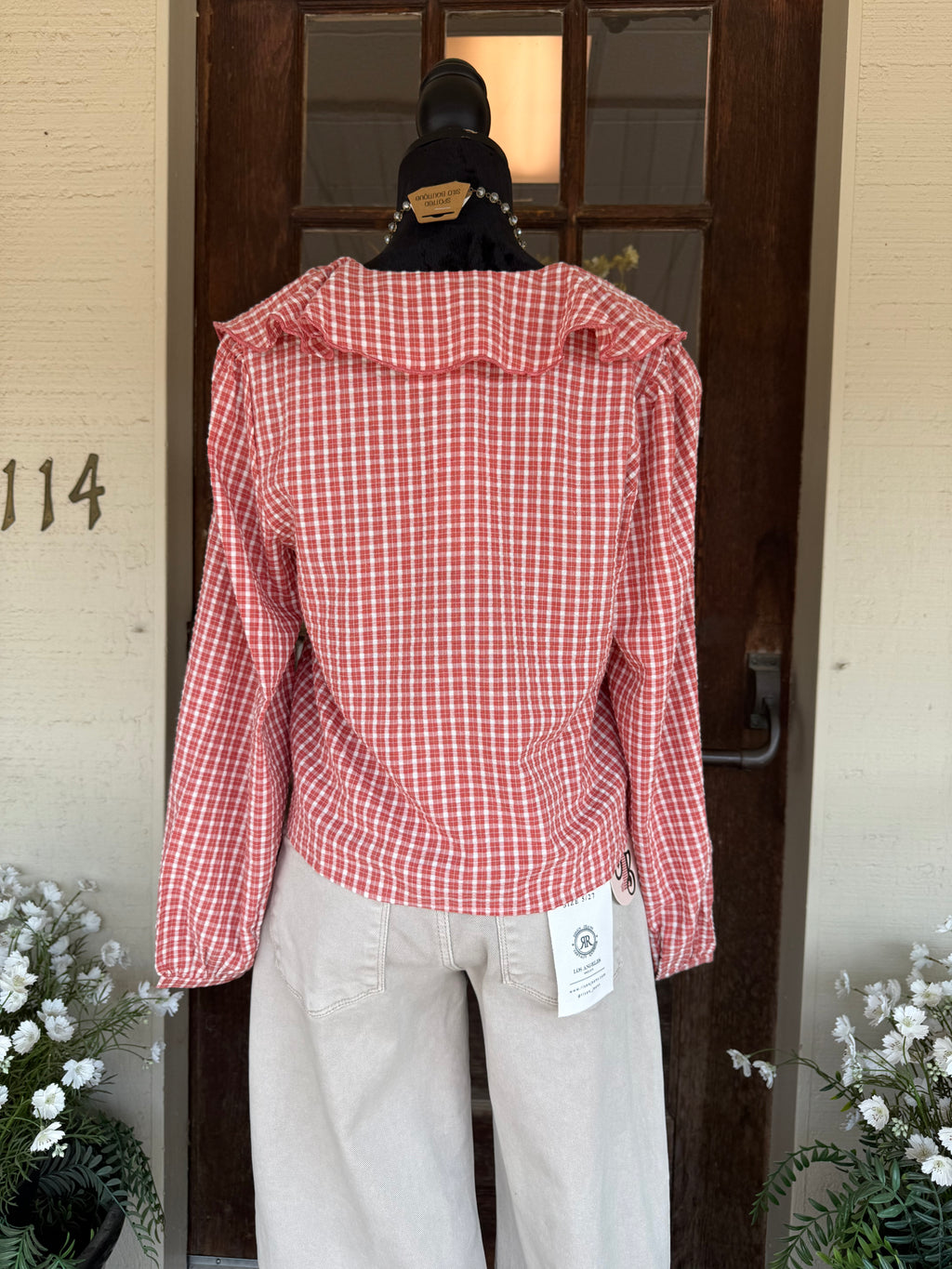 Sunday Picnic Ruffle Blouse