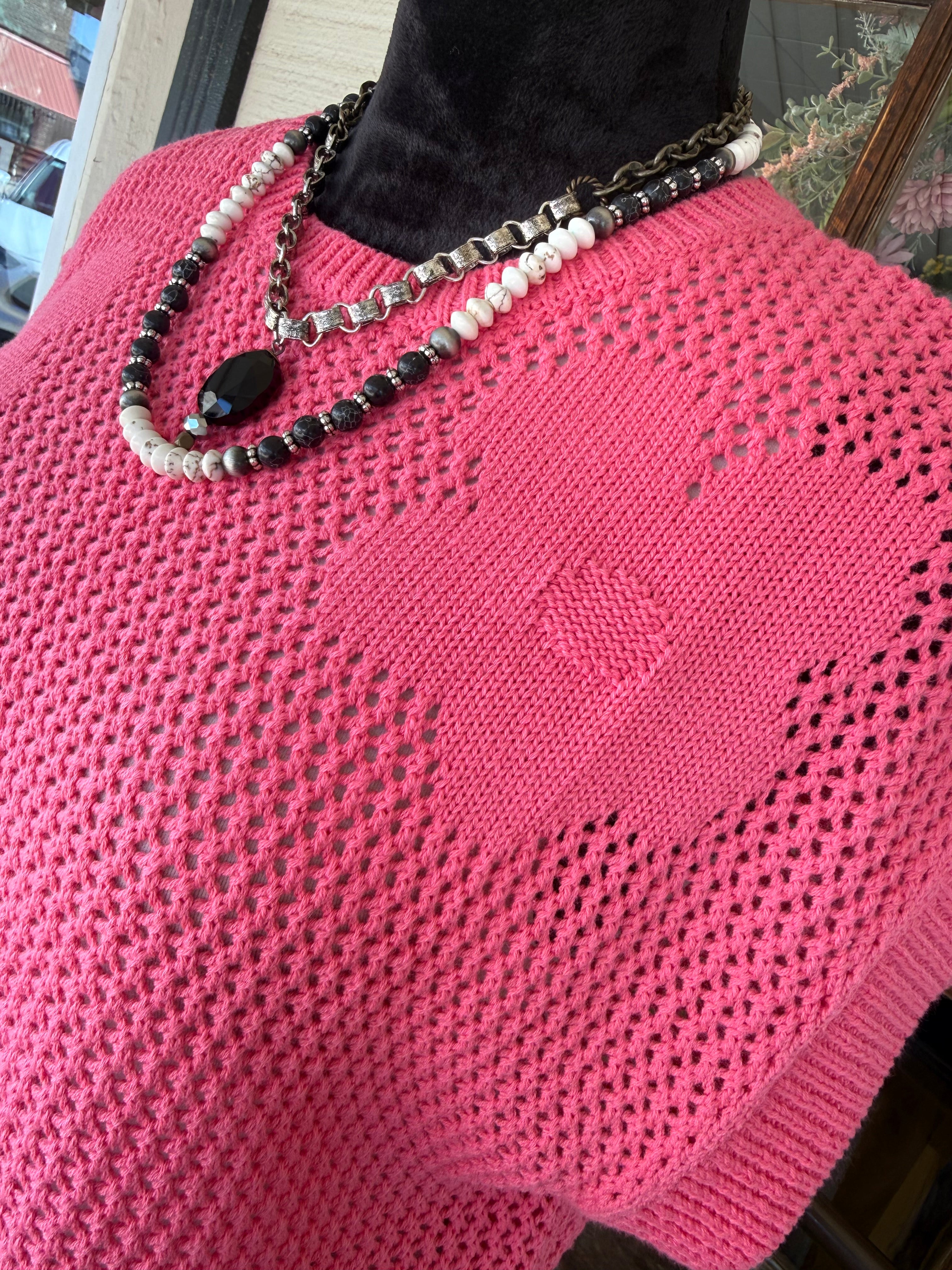 Petal Pop Sweater Top