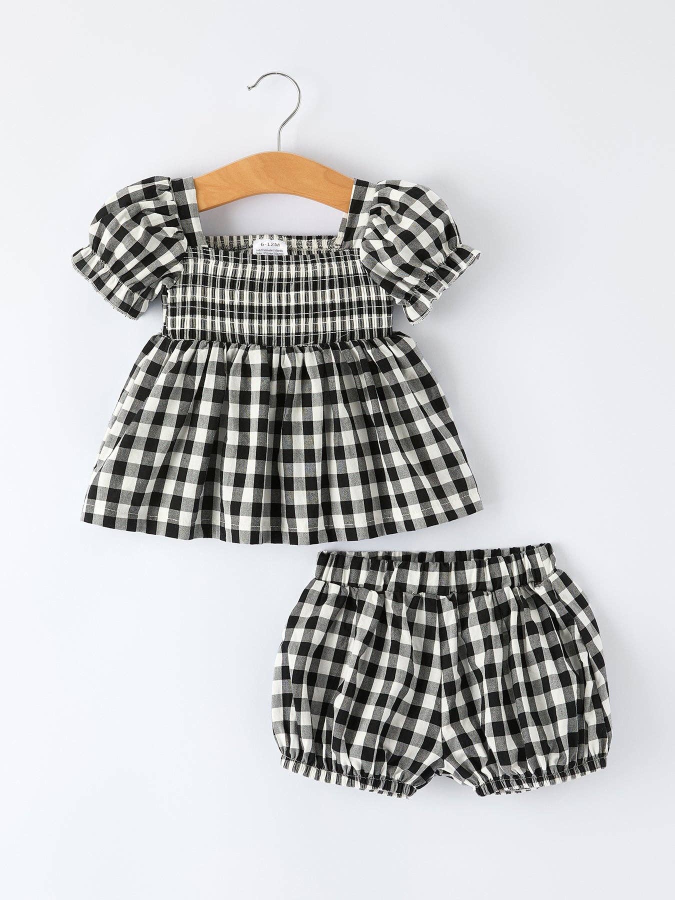 Porch Swing Gingham Bloomer Set
