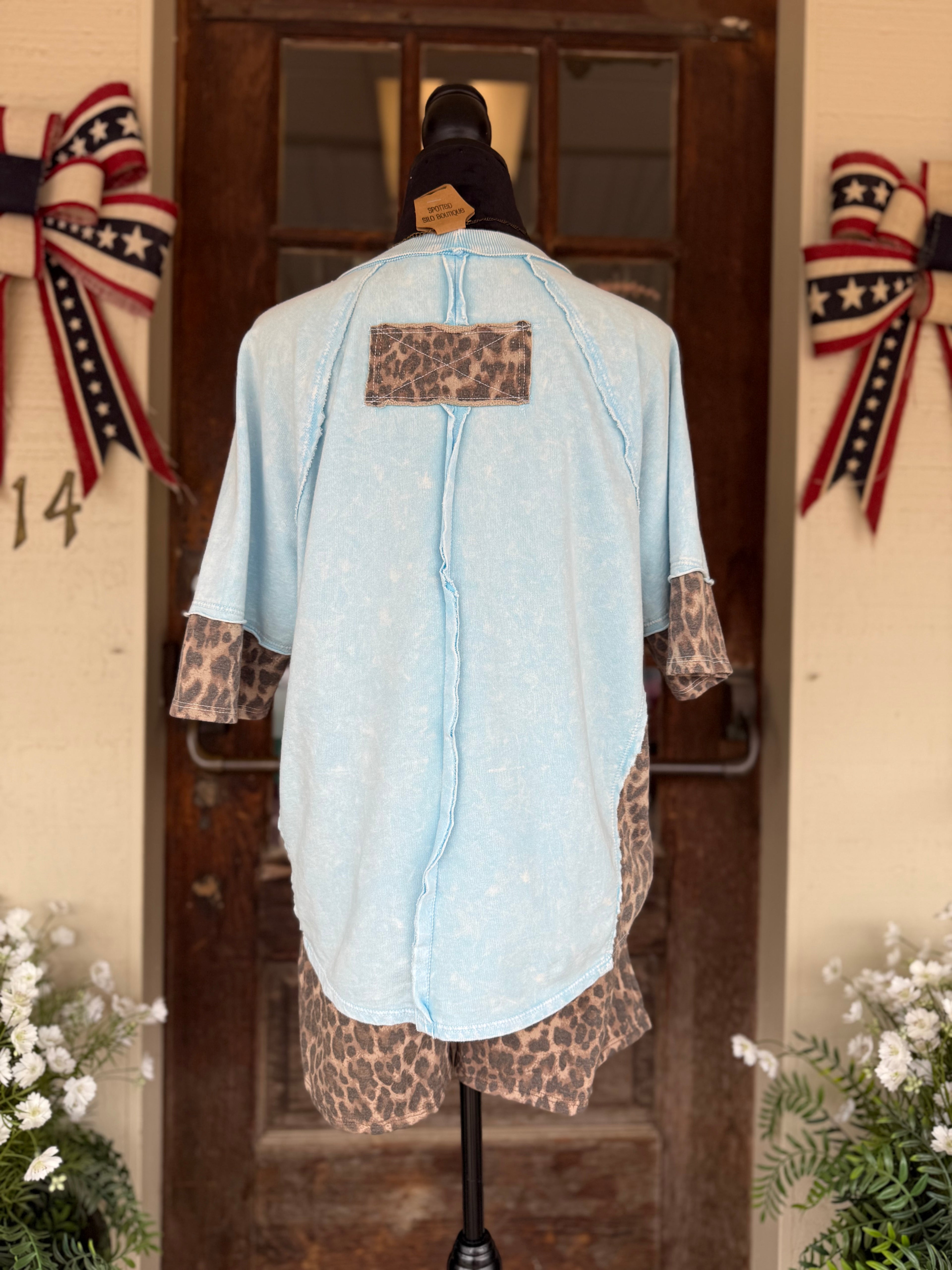 Baby Blue Rebel Top