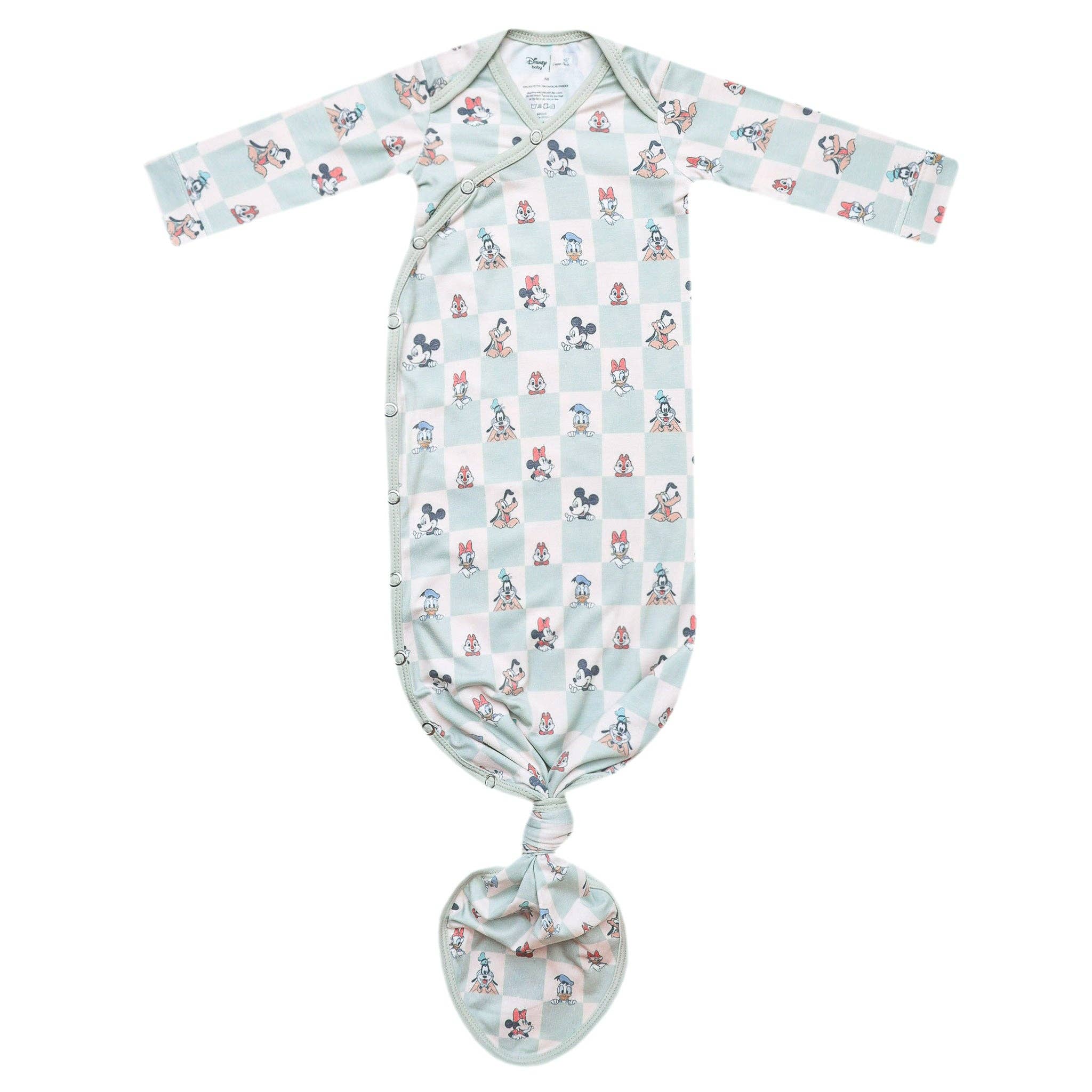 Newborn Knotted Gown - Mickey Mouse and Friends