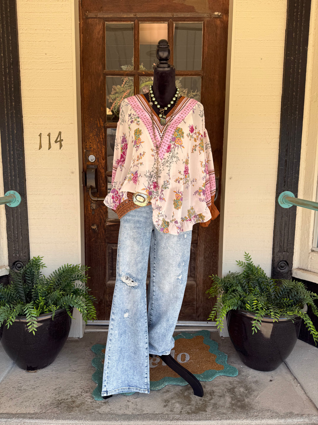 Blushing Petals Top