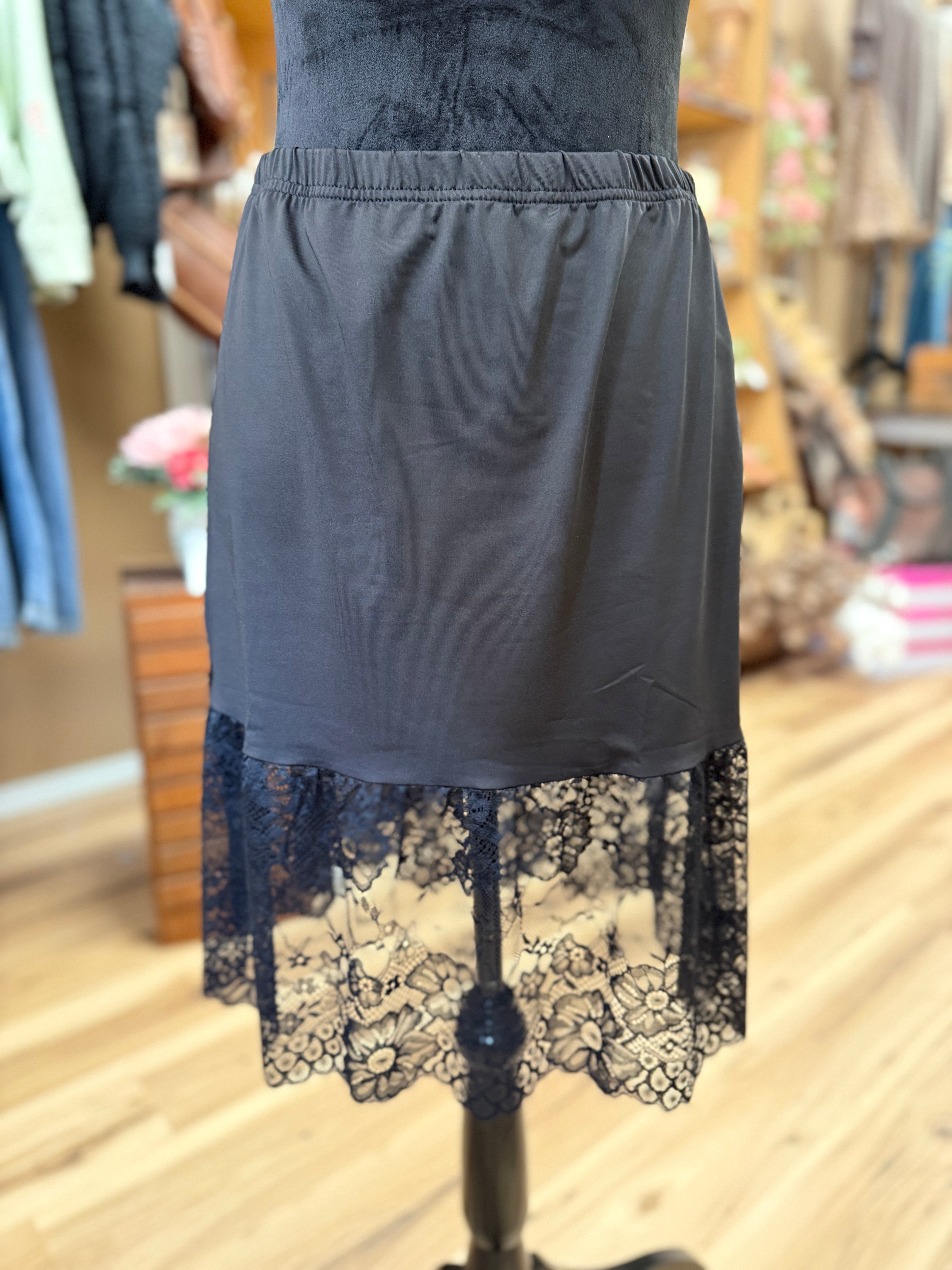 Black Skirt Extender