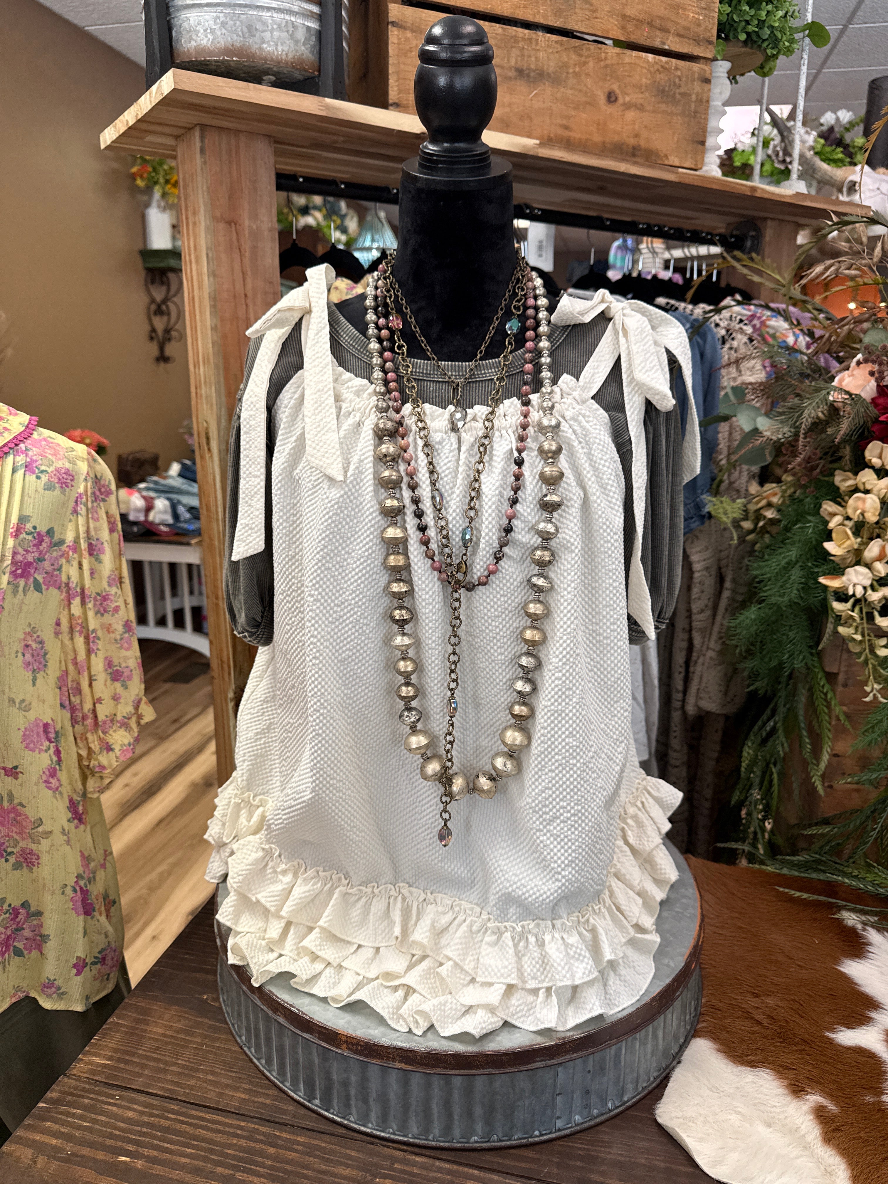 Sweet Breeze Tie Tunic