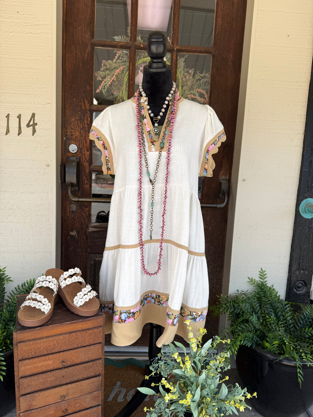 Oat Blossom Dress