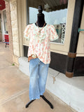 Spring Meadow Ruffle Top