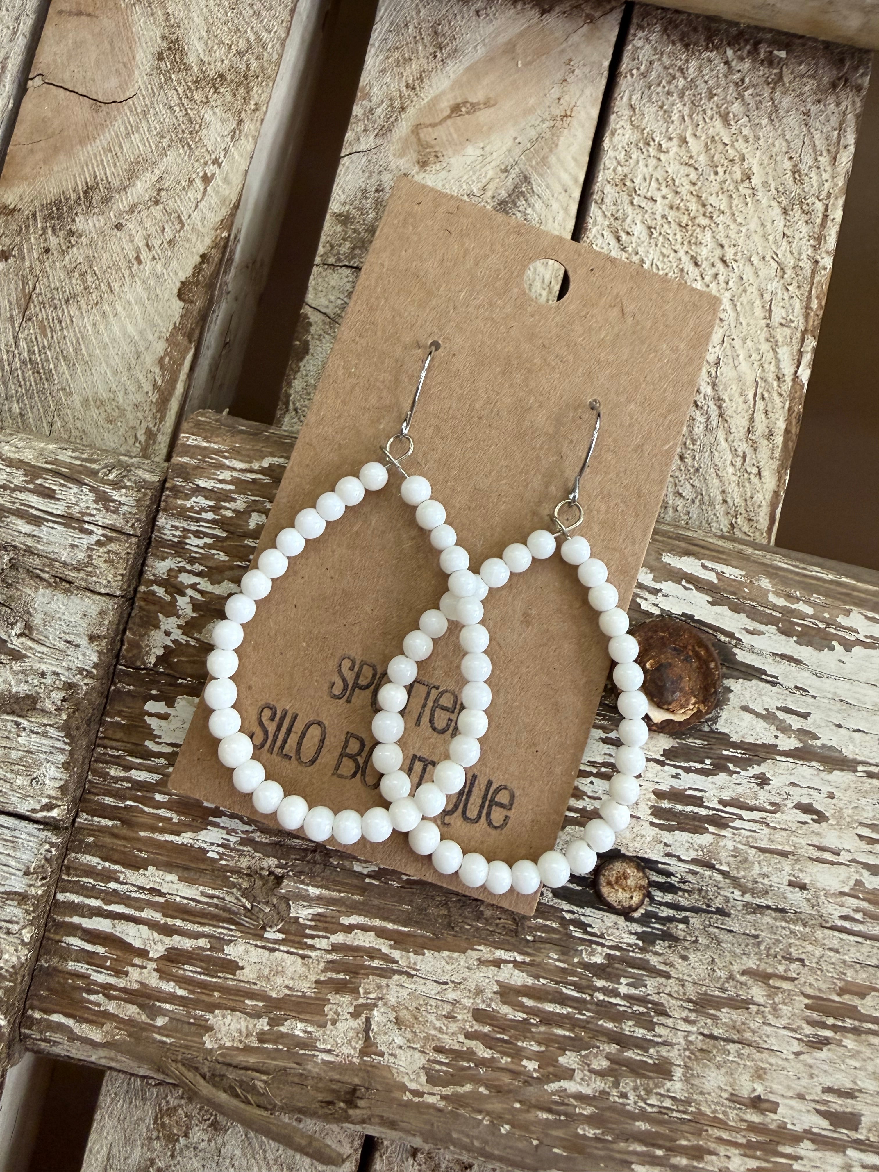 Mini Stone Drop Earrings