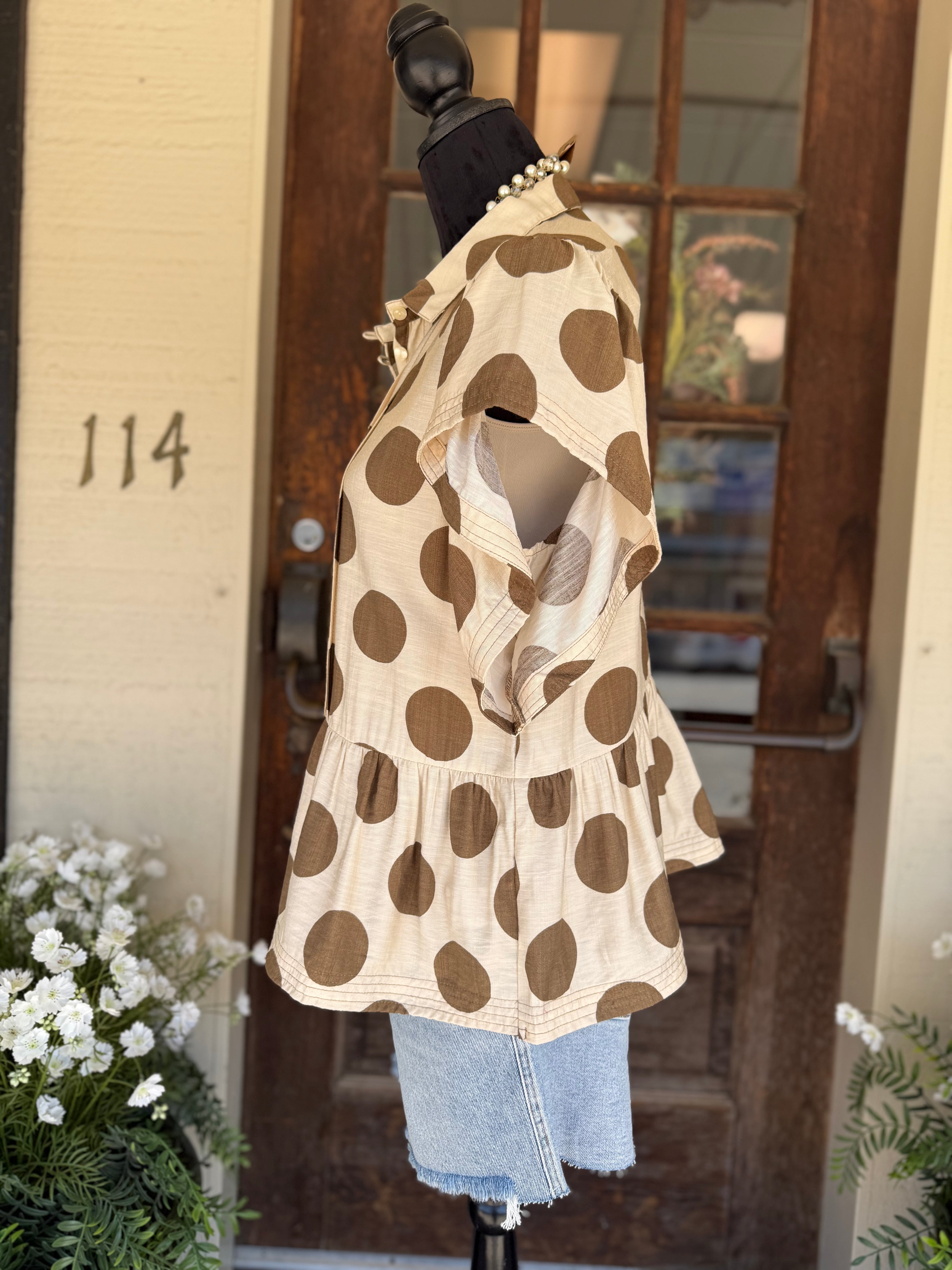 Dot Darling Blouse