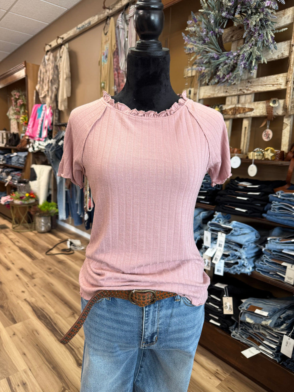Soft Touch Ruffle Top