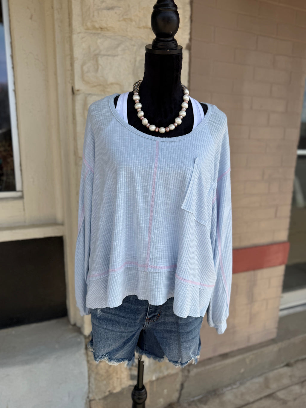 Blue Sky Everyday Top