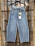 SAIGE Low Curve Barrel Jean