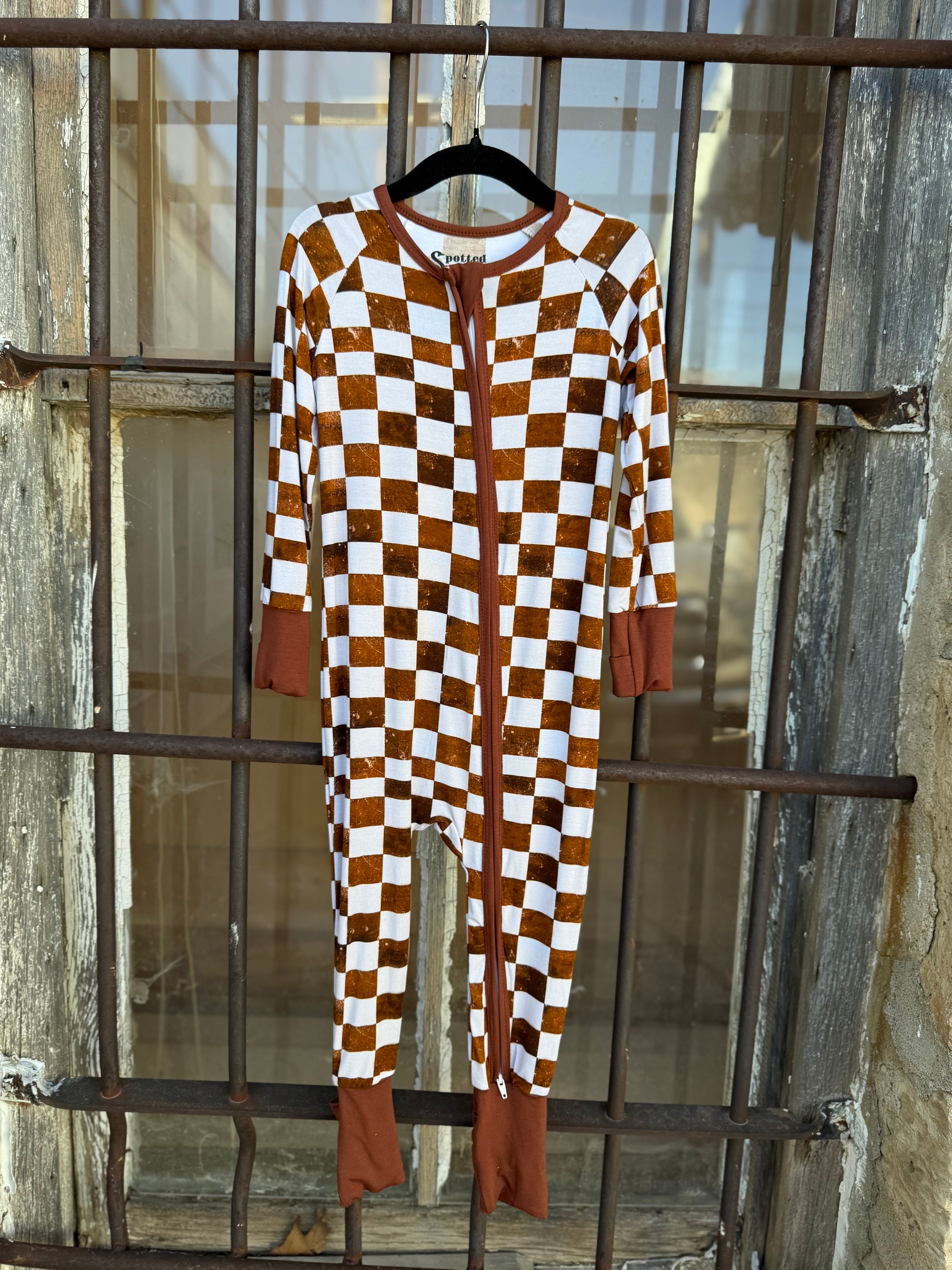 Bamboo Zippy - Weathered Check