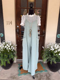 Dusty Blue No Plans Needed Jumpsuit