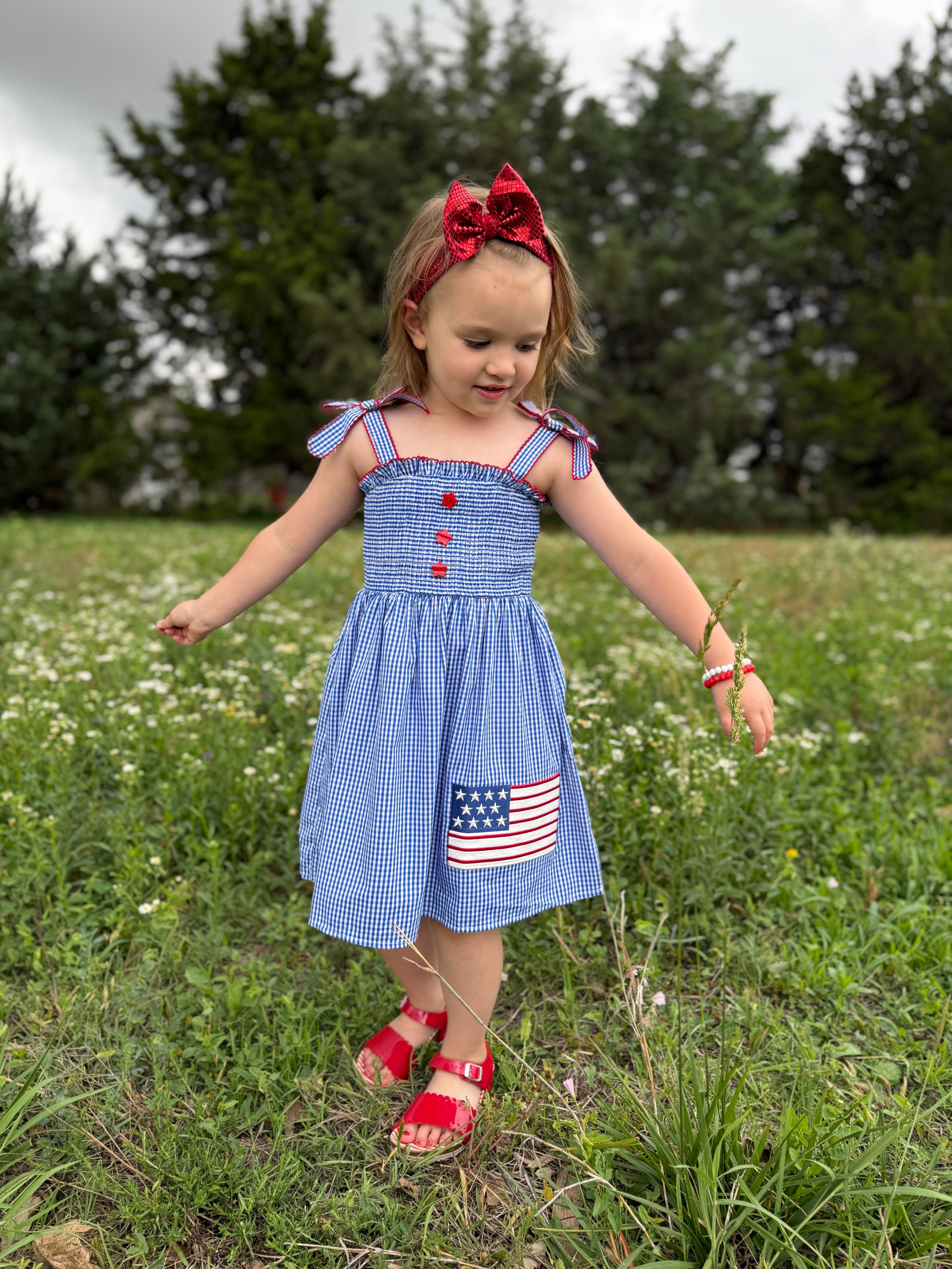 Red White & Twirl Dress